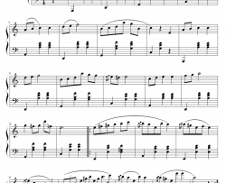 圆舞曲钢琴谱-肖邦Chopin-Waltz