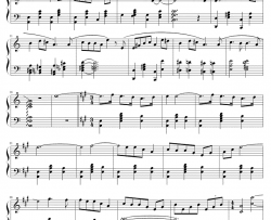 苏尔维格之歌钢琴谱-格里格  Edvard Grieg