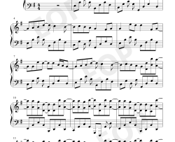 ダブルラリアット钢琴谱-巡音ルカ