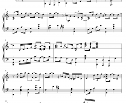 Gerudo Valley钢琴谱-PonyCanyon-塞尔达传说时之笛OST-ゼルダの伝説時のオカリナOST