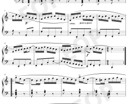 谐谑曲25钢琴谱-巴赫-巴赫初级钢琴曲集