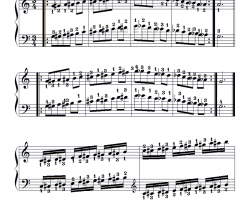 半音练习曲（Chromatic Scale）钢琴谱-拜厄