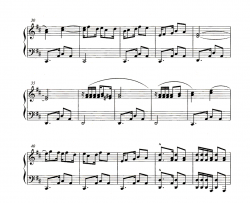 鸽子五线谱、简谱对应版钢琴谱-依拉蒂尔