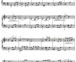 钢琴独奏小品：F大调旋律钢琴谱-安东·鲁宾斯坦