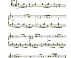 摇篮曲（Lullaby）舒伯特版钢琴谱-Schubert