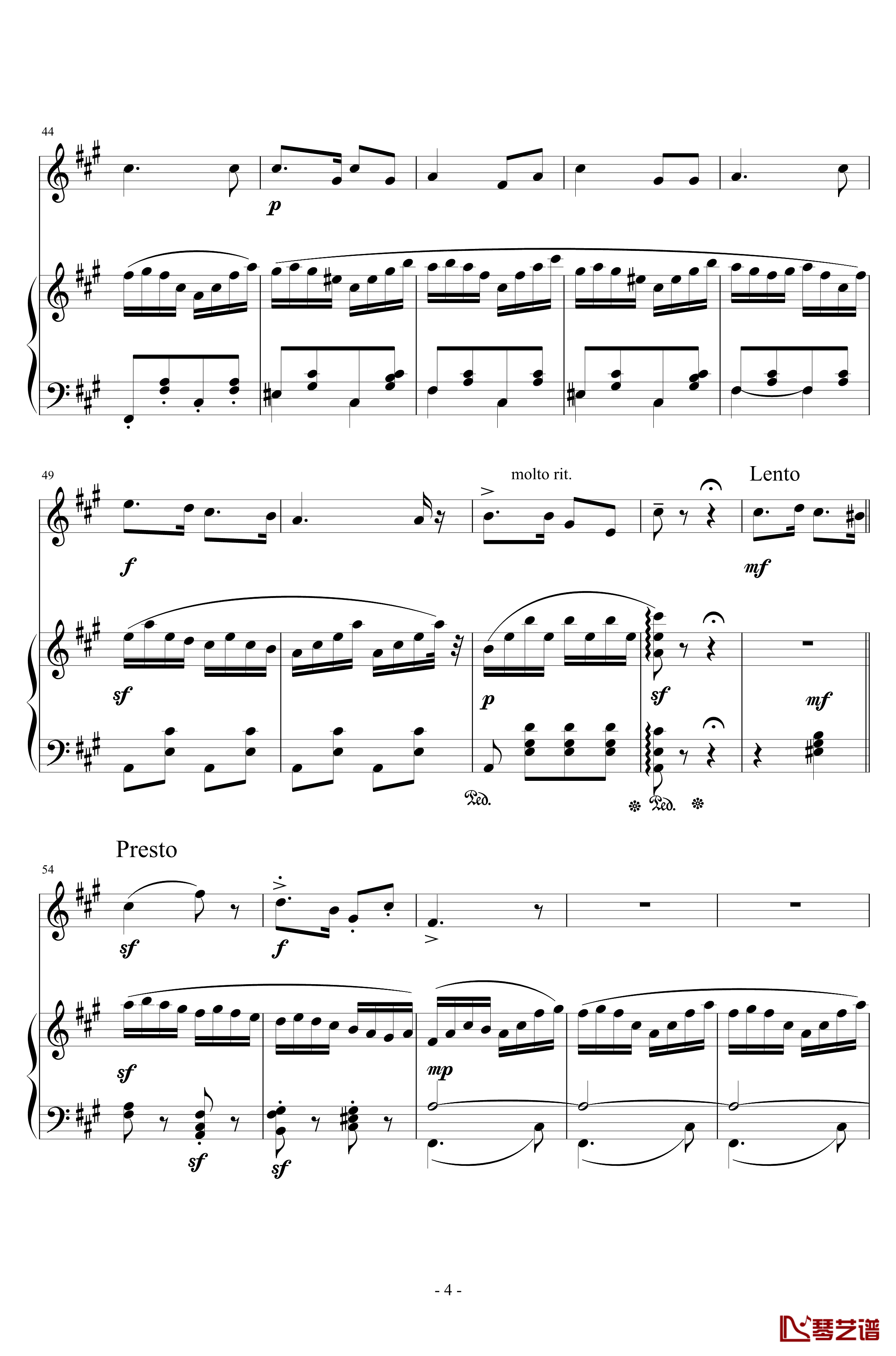 织工钢琴谱-莫纽什科4