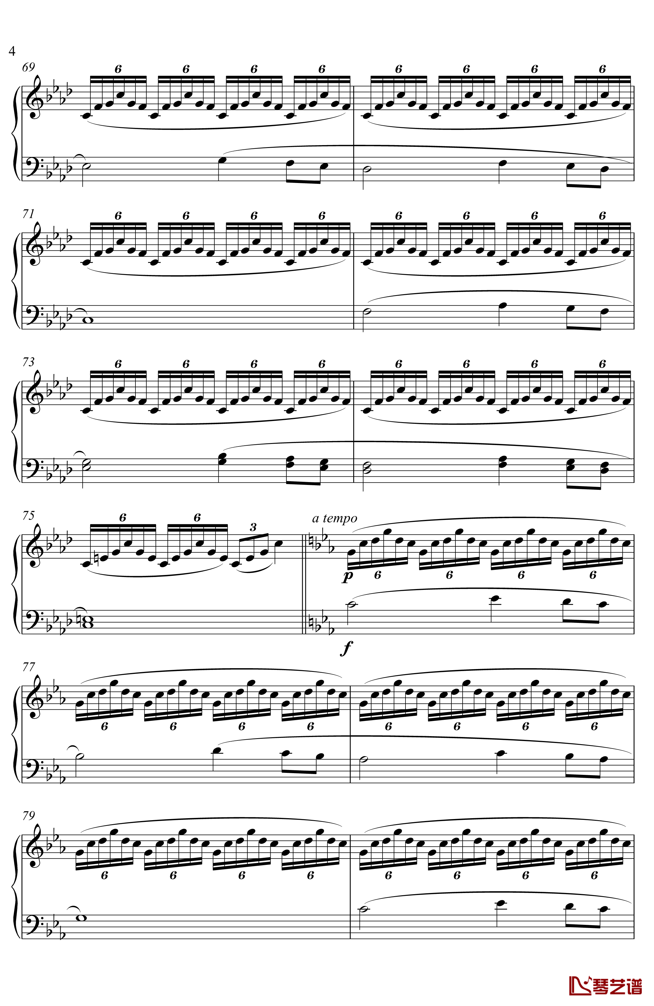 Fantasia 钢琴谱-for Nausica-久石让4