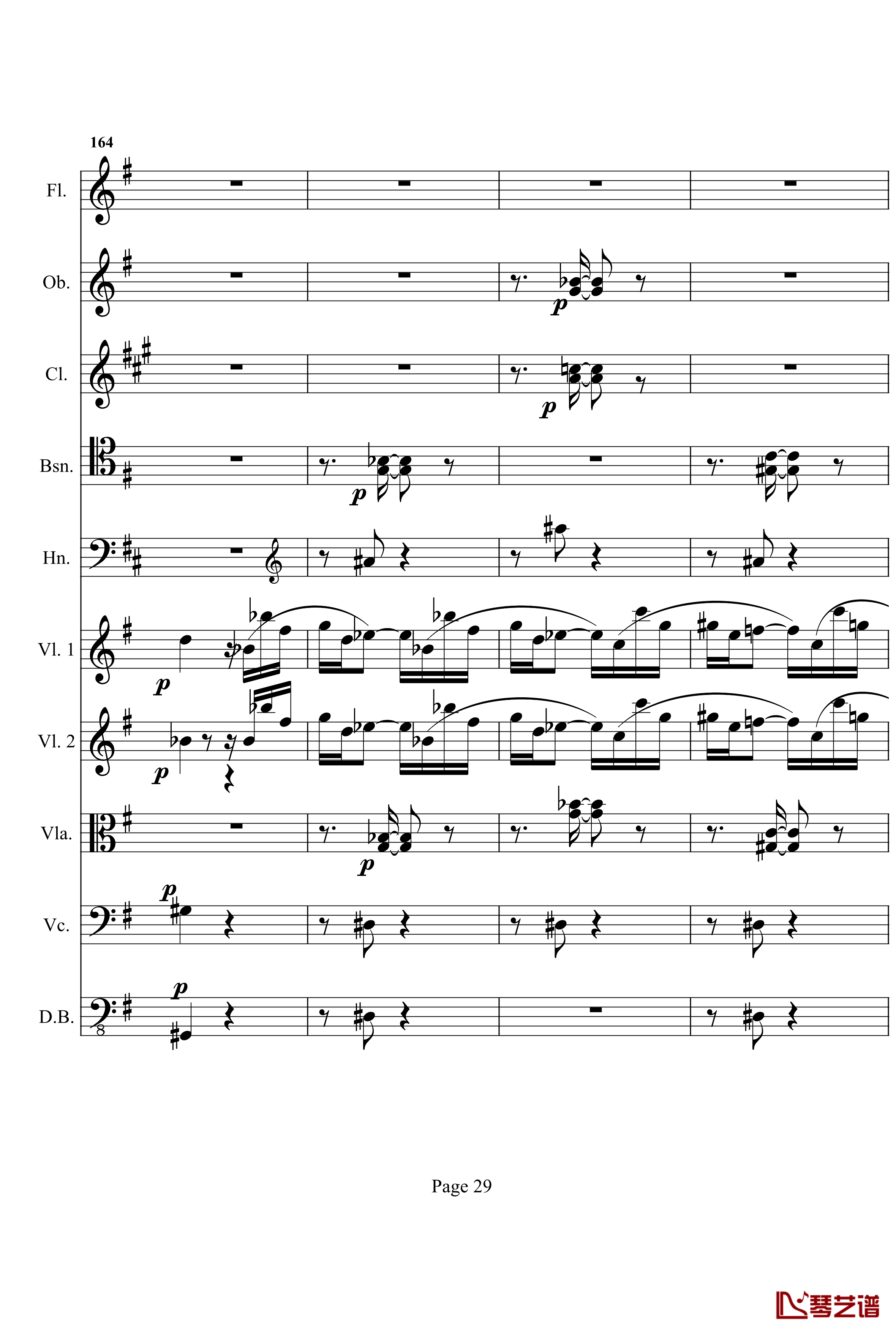 奏鸣曲之交响钢琴谱- 第十首-Ⅰ-贝多芬-beethoven29