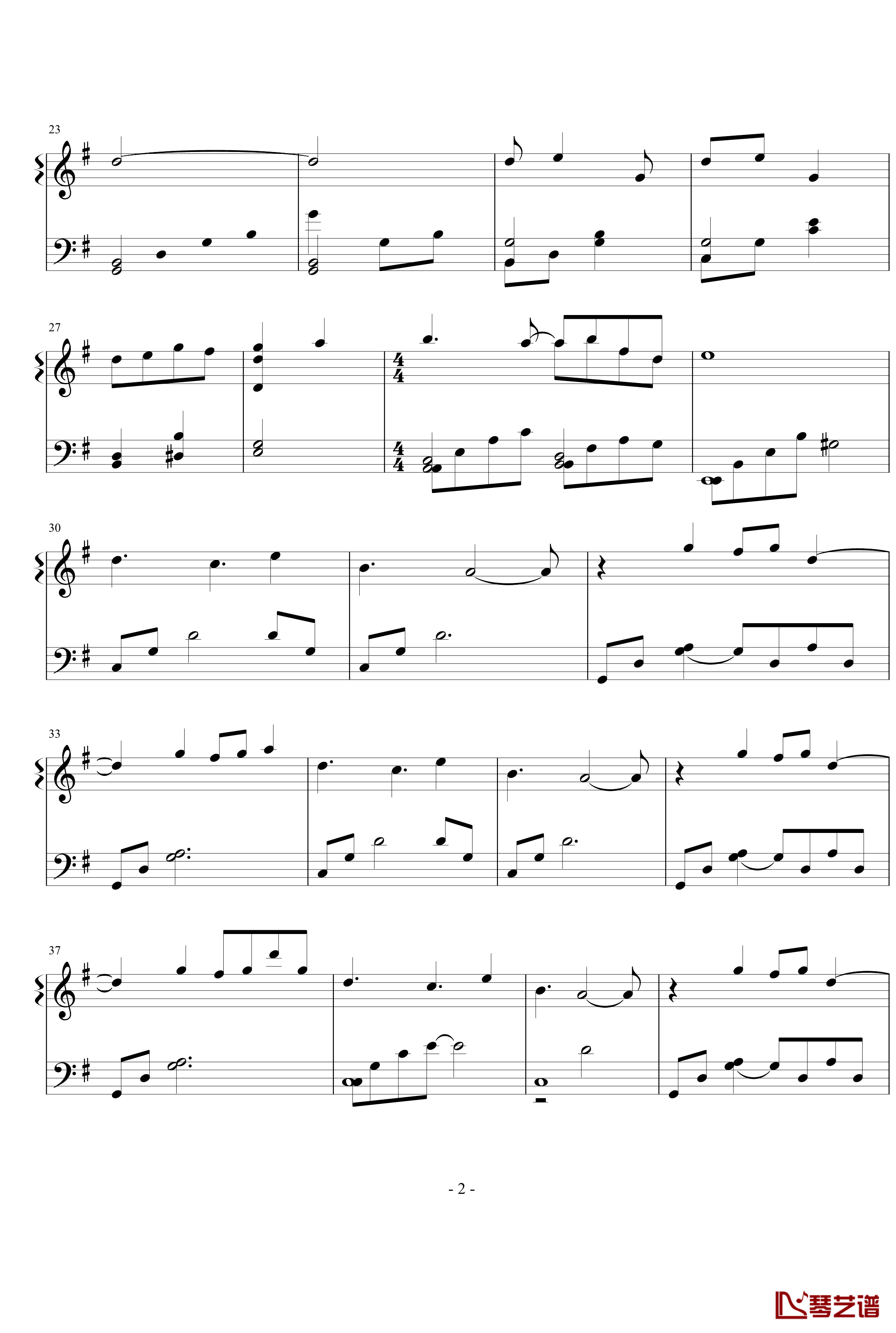 Lilac钢琴谱-MANYO2