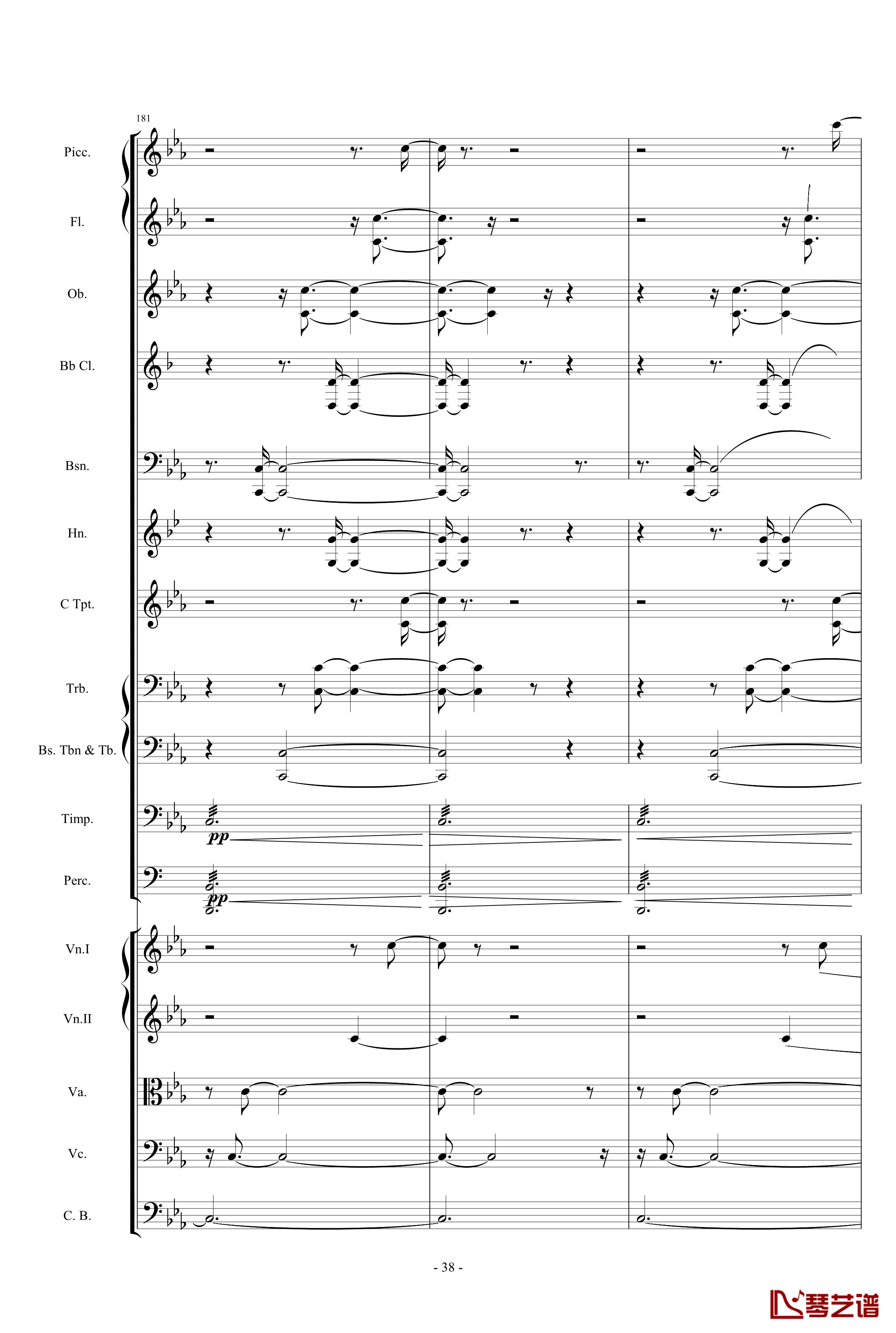 愤怒的小鸟交响曲第三乐章Op.5 no.3钢琴谱-1057257838