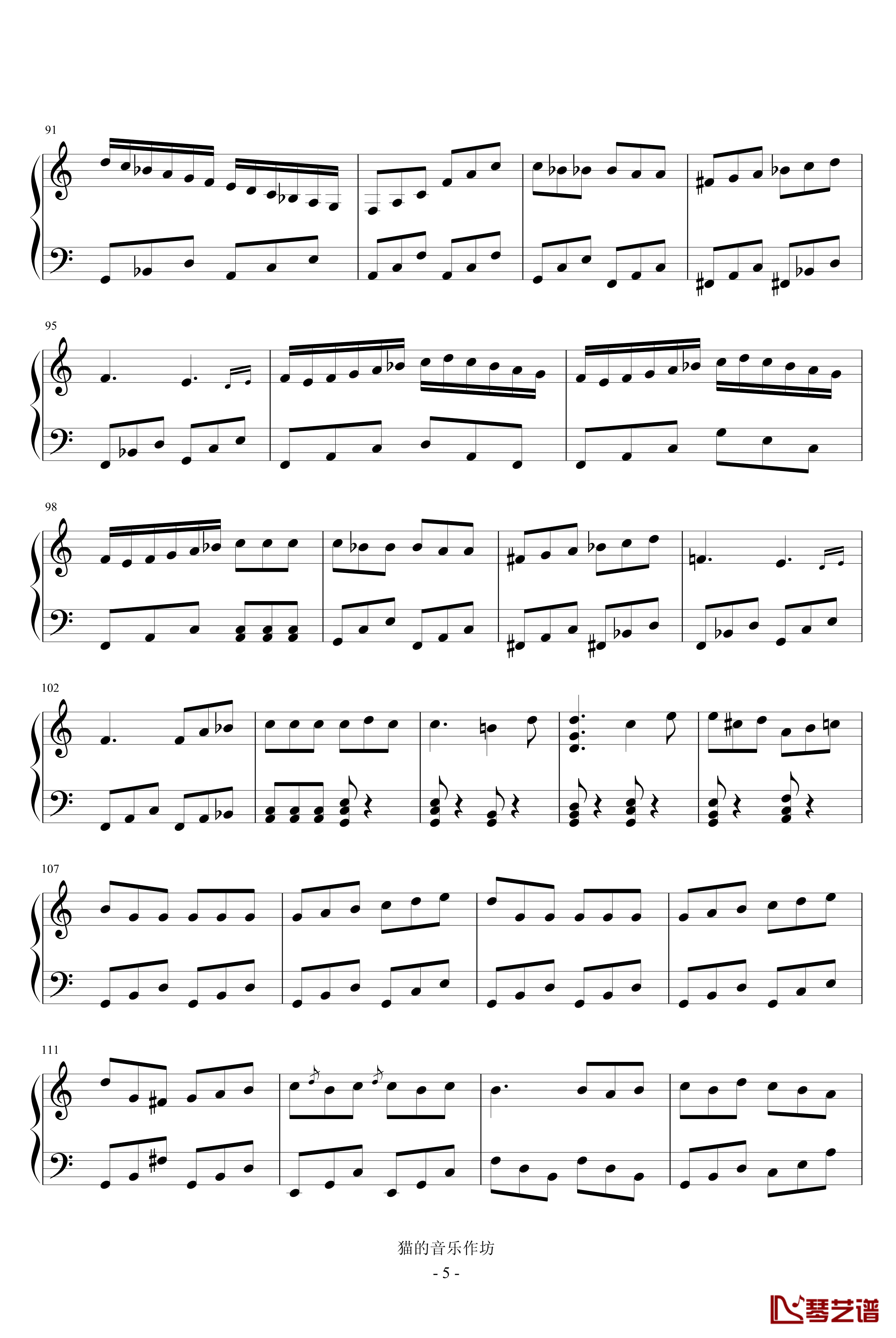 C大调奏鸣曲钢琴谱-三-布列瓦尔5