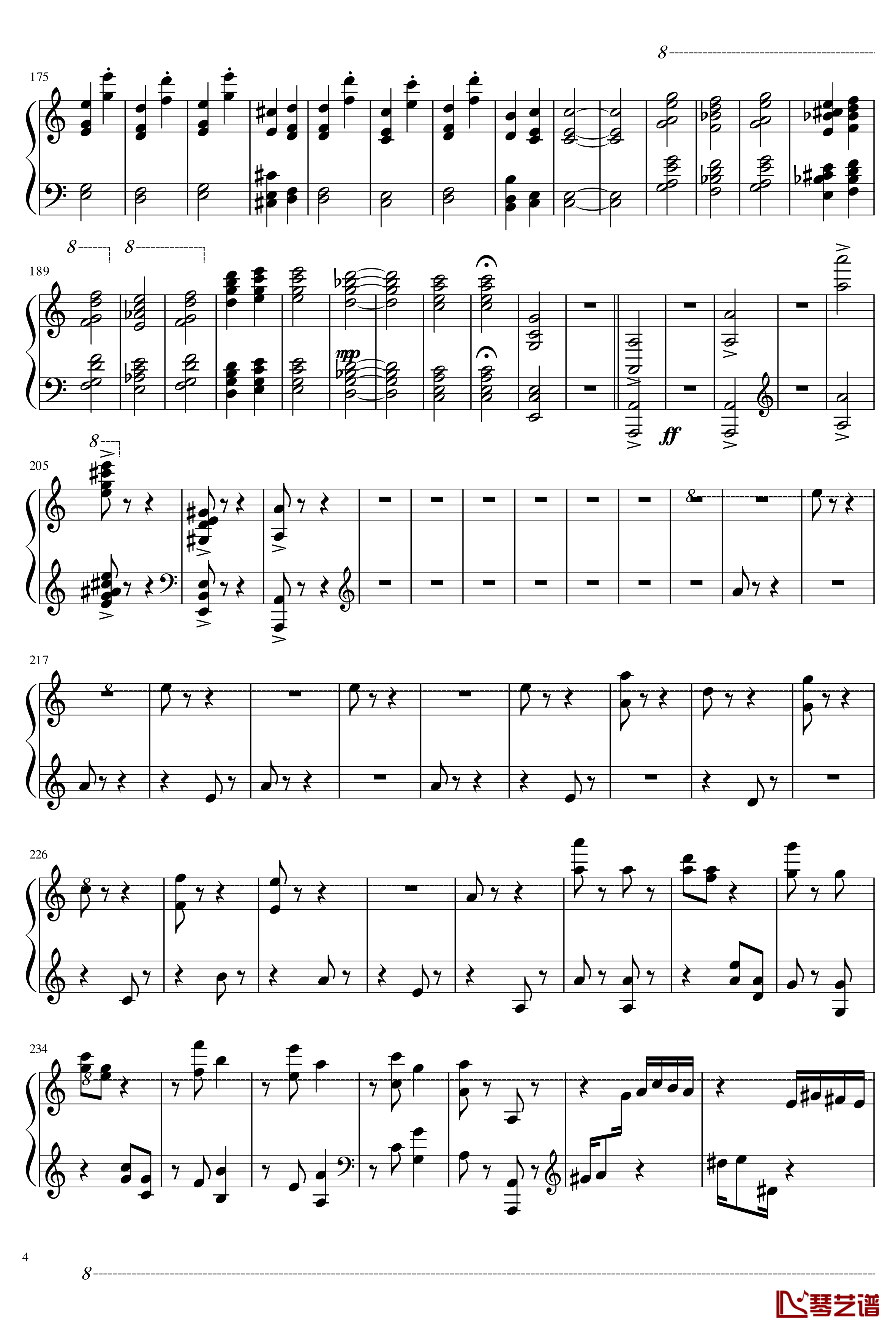 Rhapsody on a Theme of Paganini-马克西姆-Maksim·Mrvica-钢琴谱4
