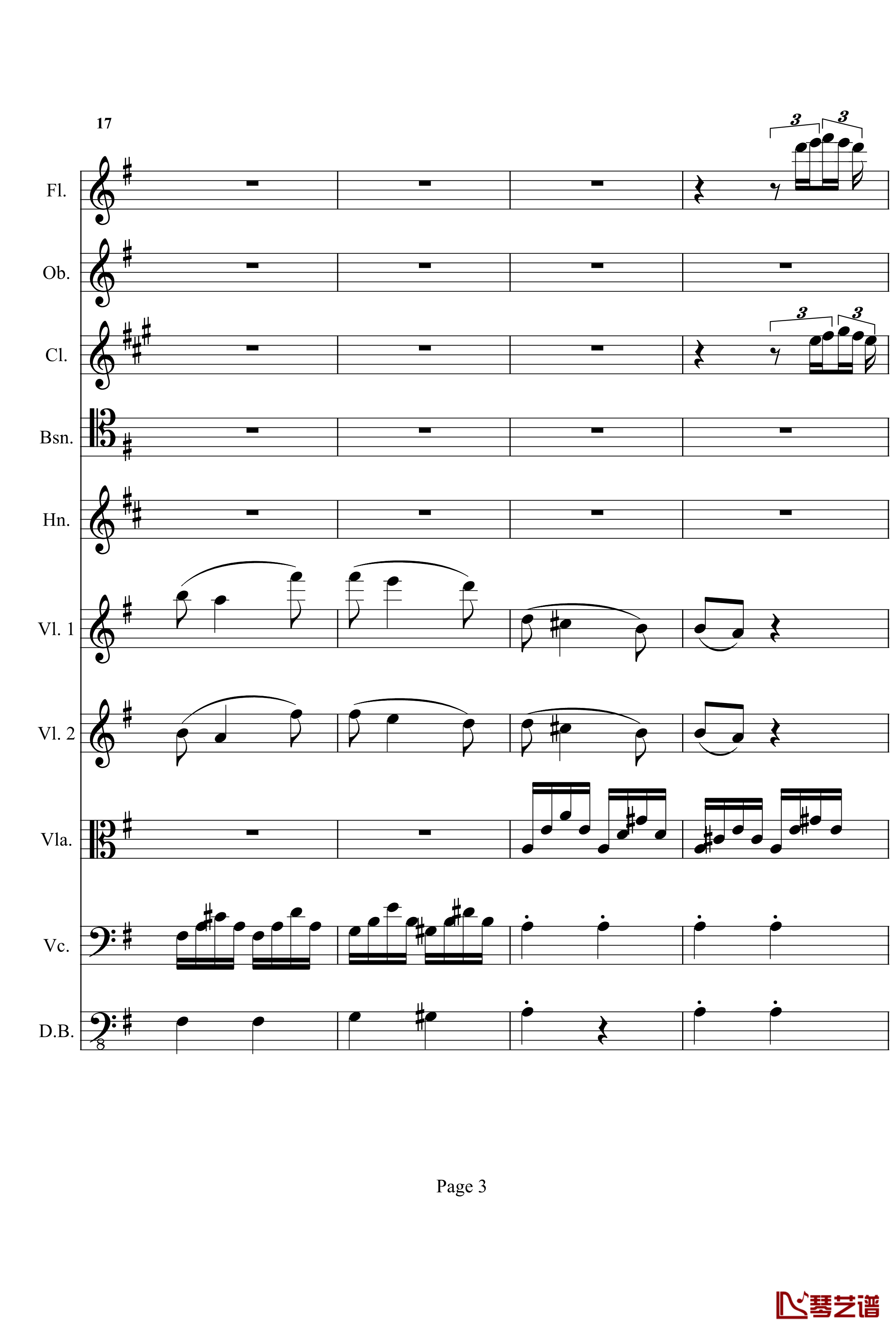 奏鸣曲之交响钢琴谱- 第十首-Ⅰ-贝多芬-beethoven3