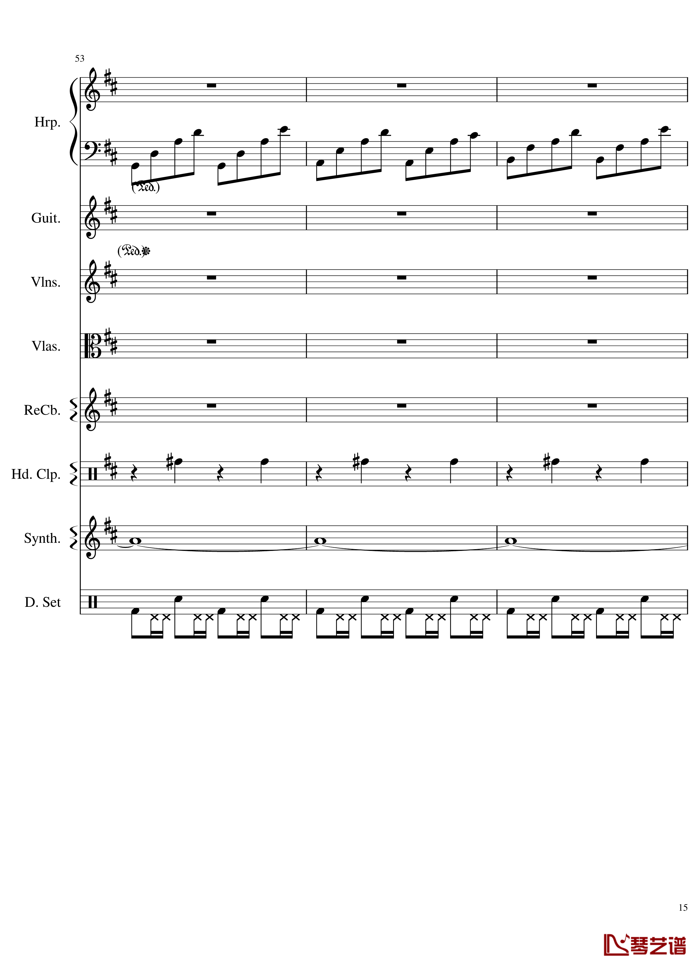 Take me hand钢琴谱-总谱-DAISHI DANCE15