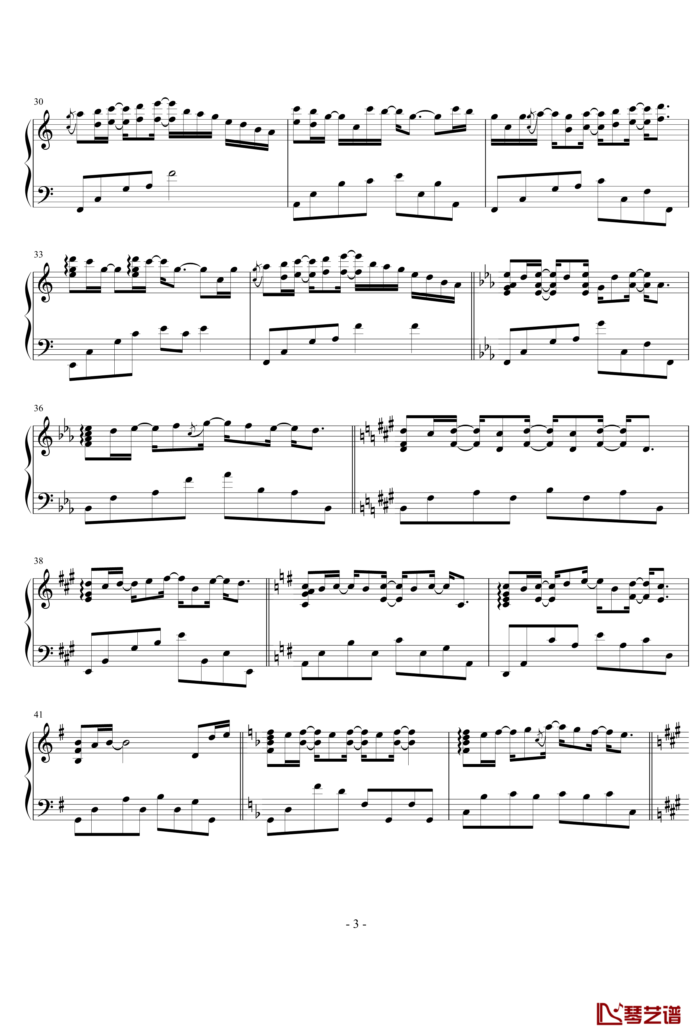 'Til I Find You钢琴谱-Yiruma3