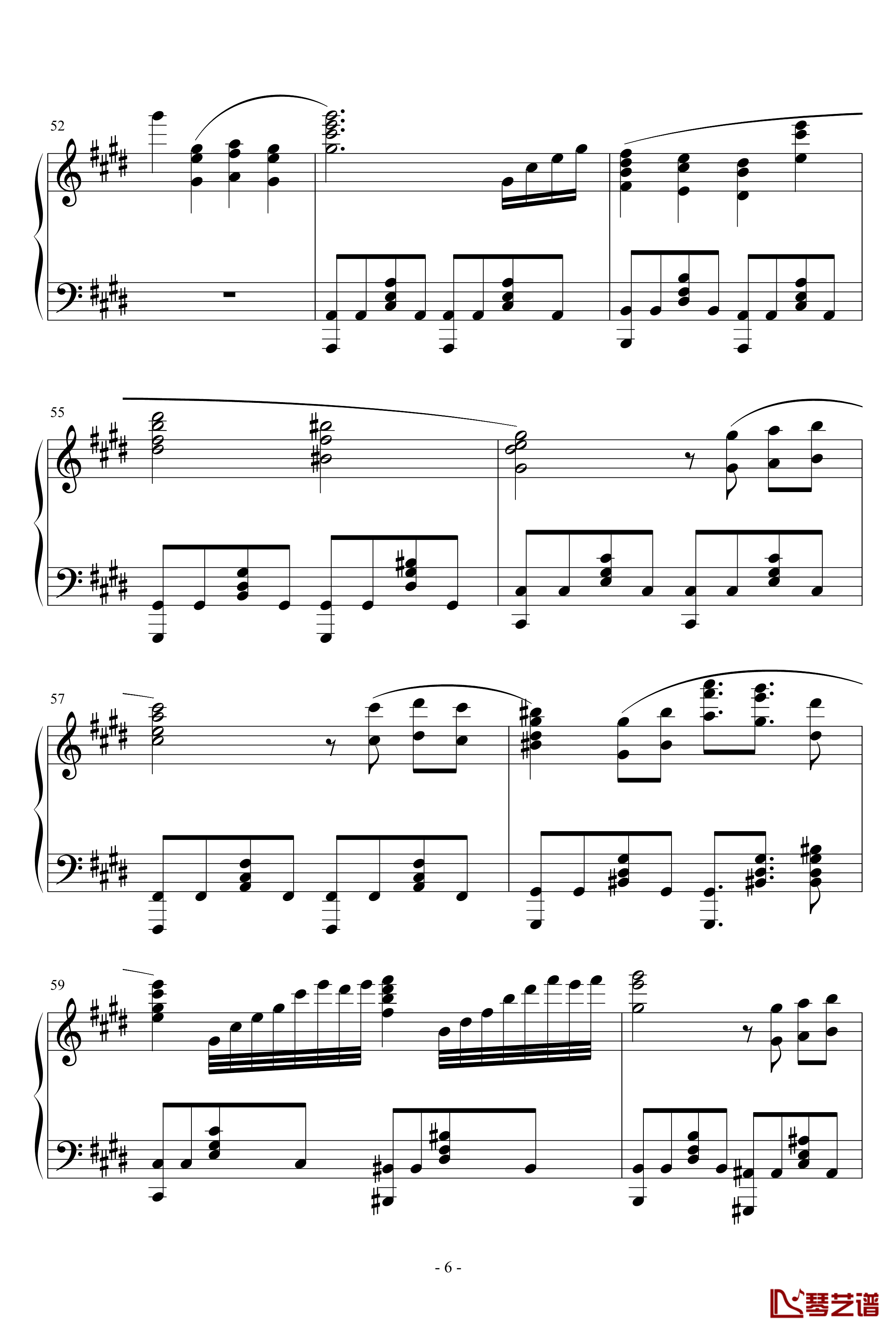Parousia钢琴谱-Cytus第四章-Deemo-游戏歌曲6