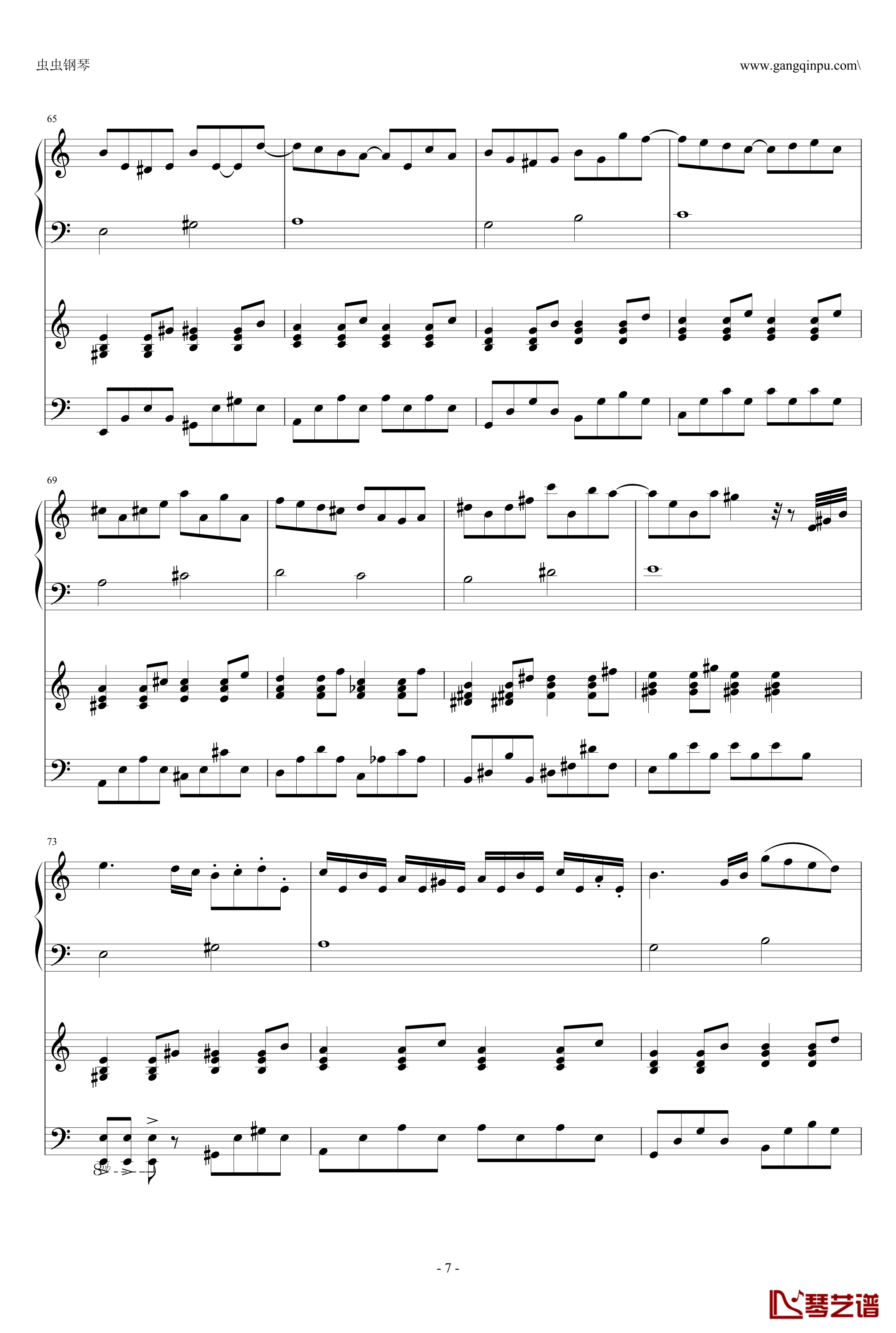 悲怆第三章钢琴谱-乐动达人-贝多芬-beethoven7