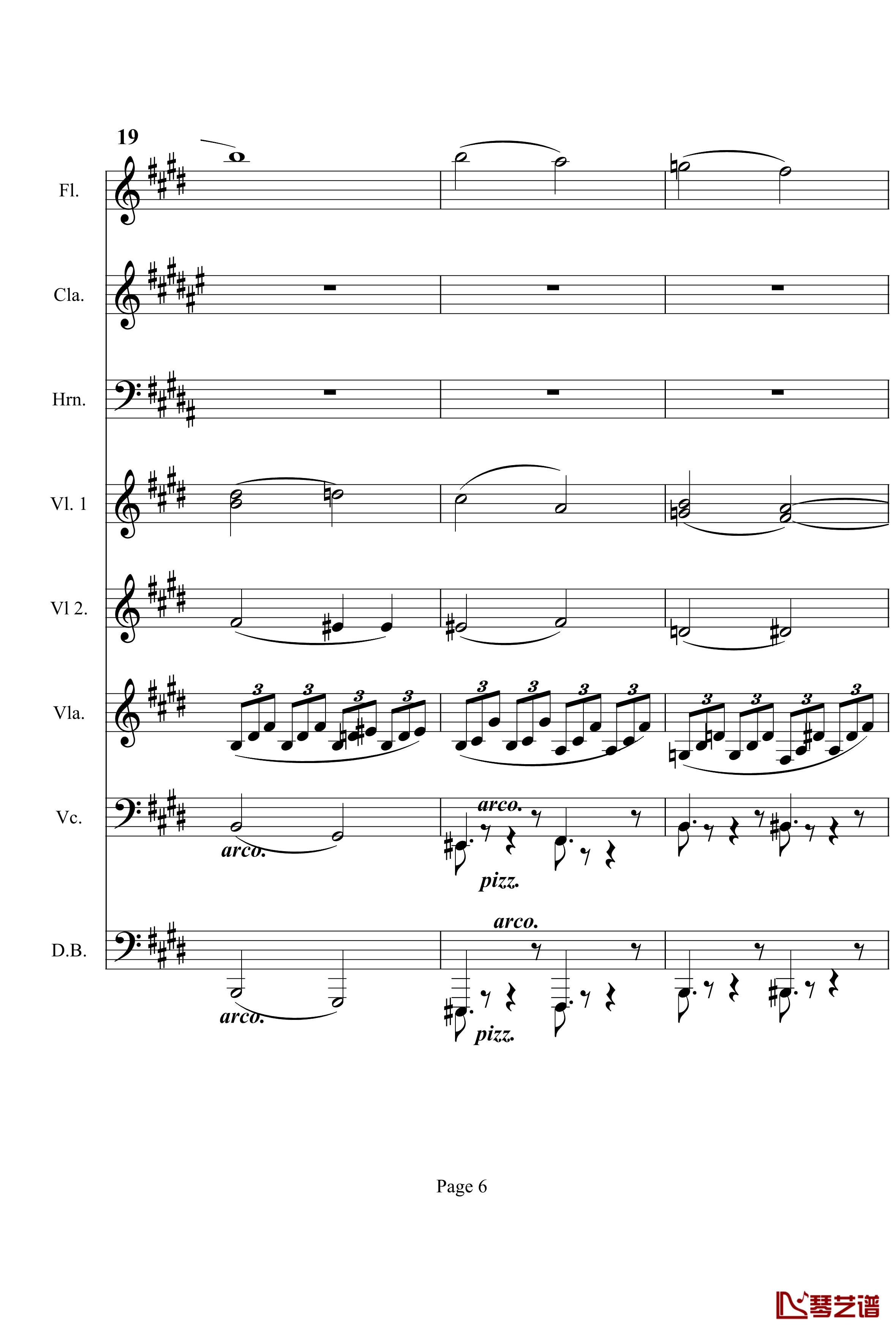 奏鸣曲之交响钢琴谱-第14首-Ⅰ-贝多芬-beethoven6