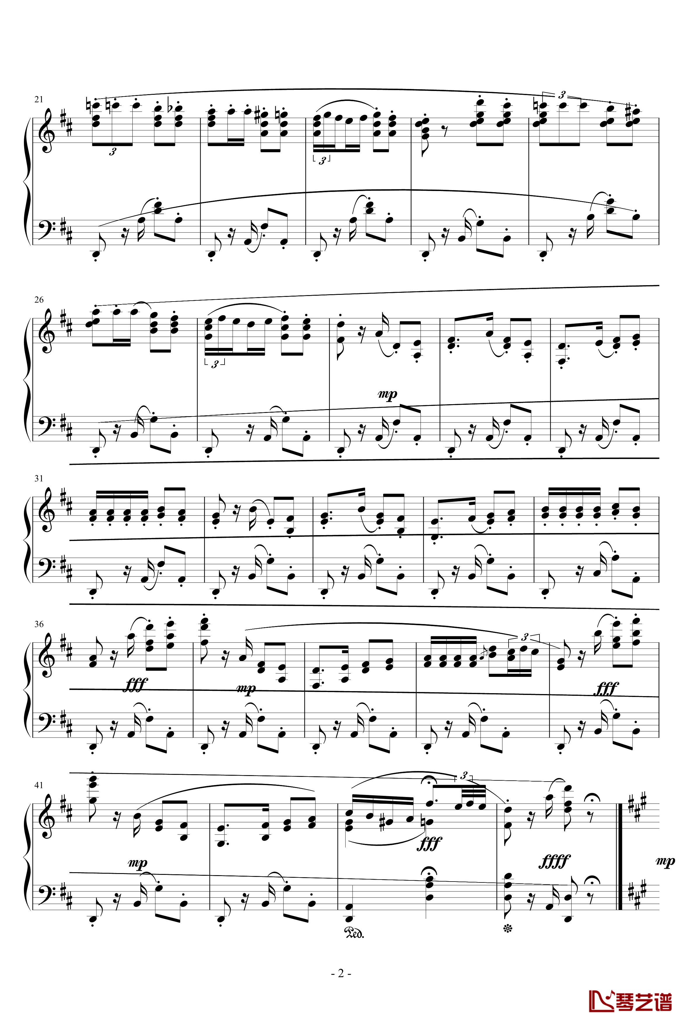 卡门哈巴涅拉舞曲钢琴谱-霍洛维茨2