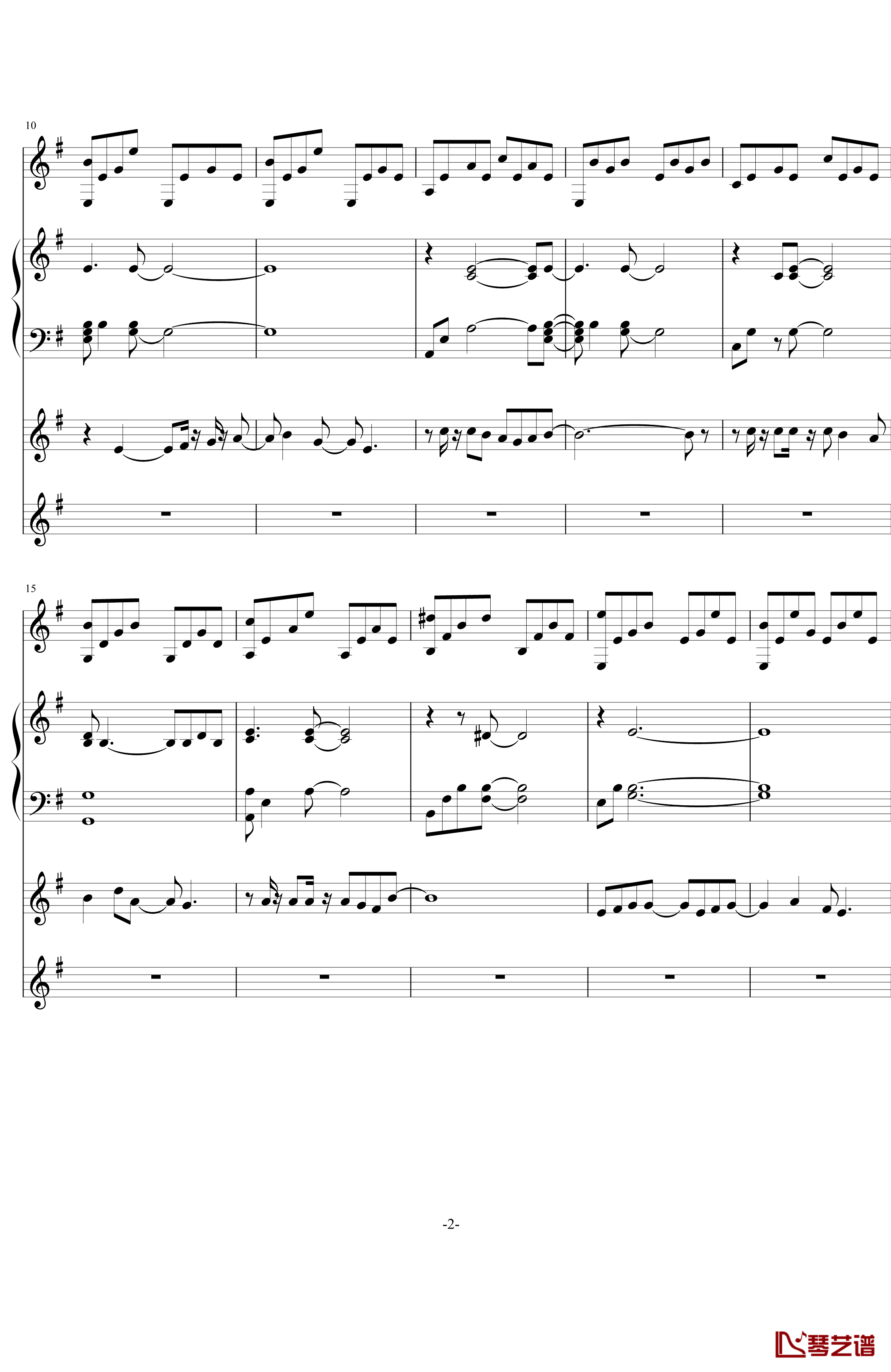 中提琴协奏版钢琴谱-含有钢琴独奏-老奠2