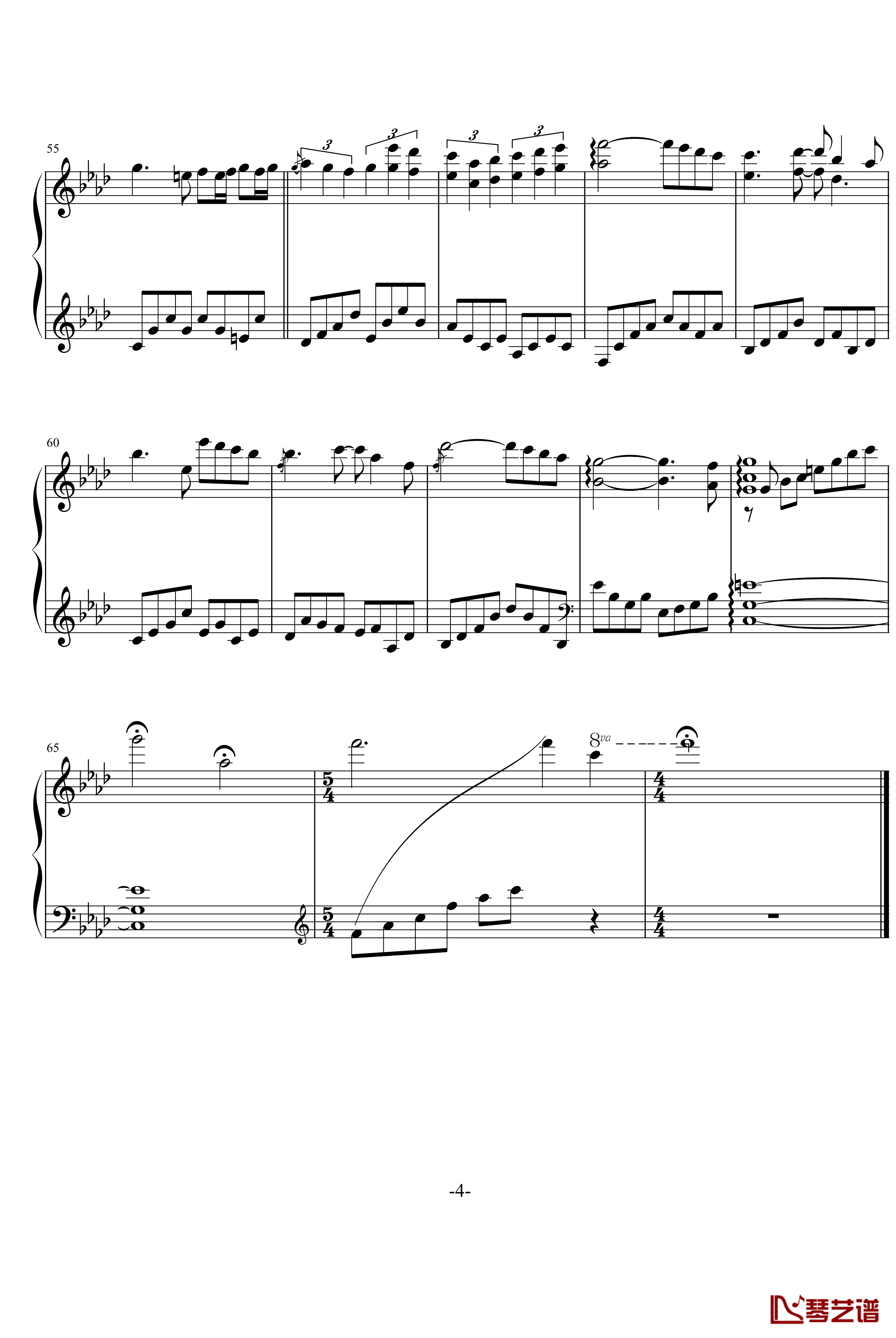 first touch钢琴谱-雅尼4