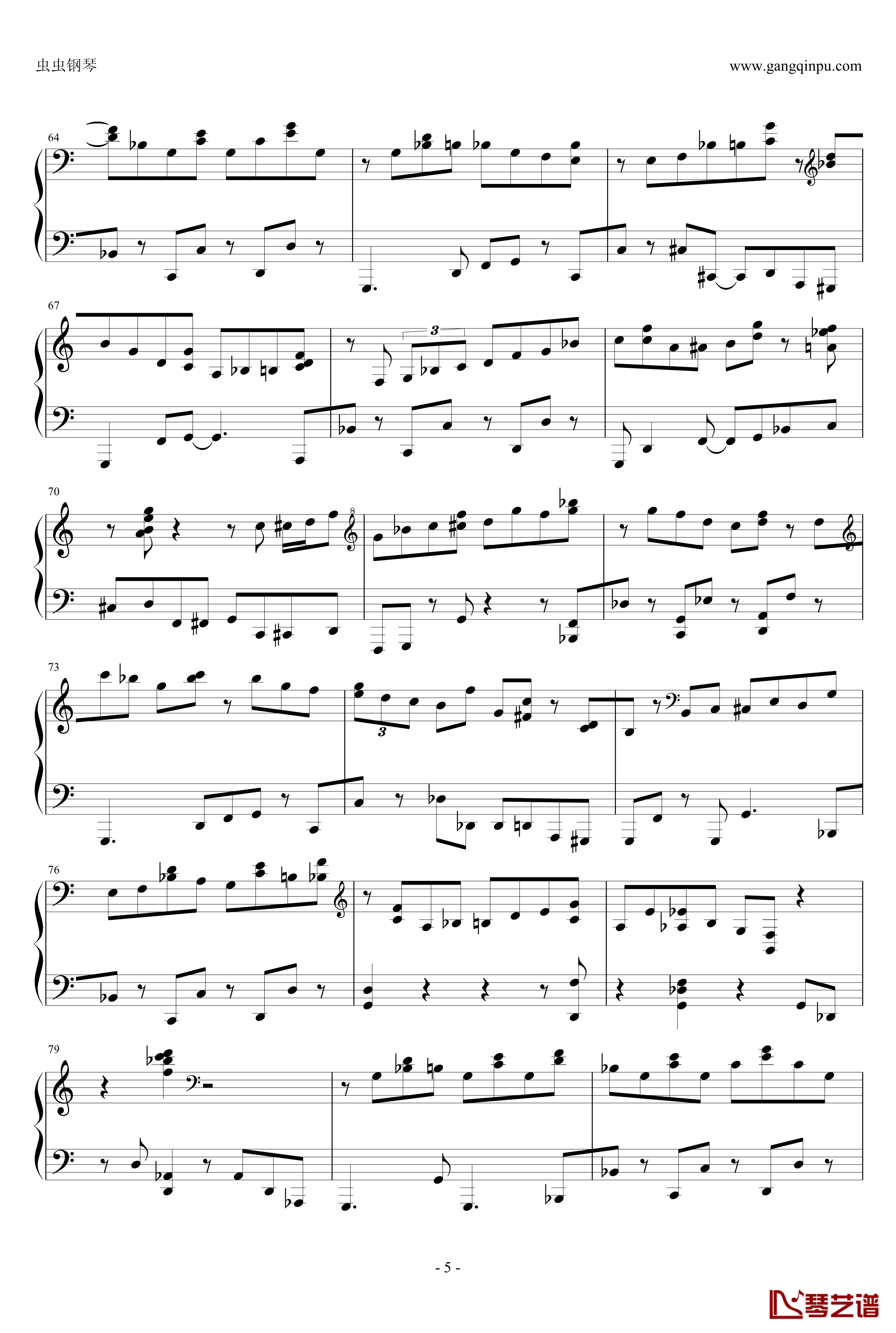 Motive Force for Piano Op.45钢琴谱-尼古拉·凯帕斯汀-Nikolai Kapustin5