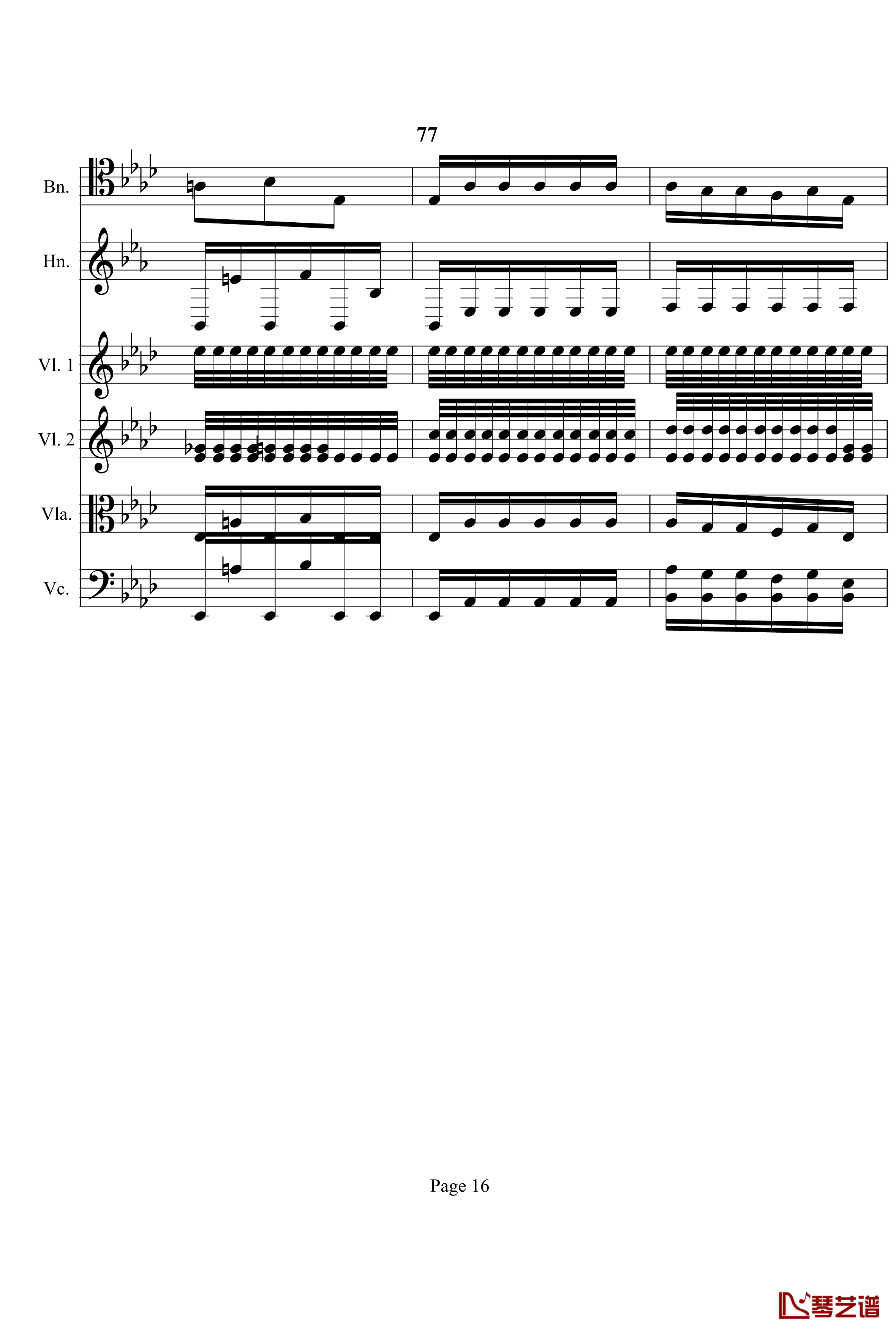 奏鸣曲之交响钢琴谱-第12首-Ⅰ-贝多芬-beethoven16