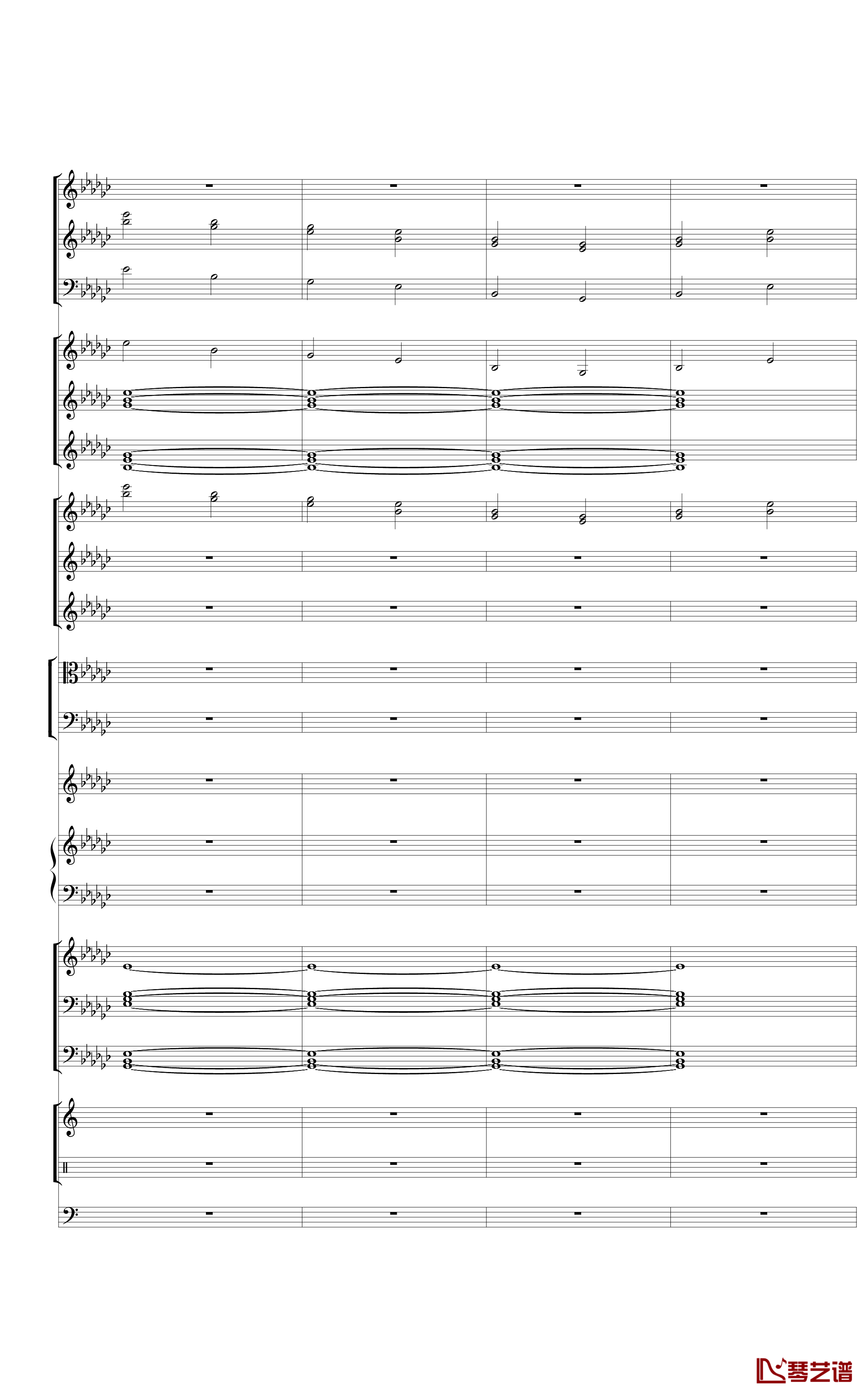 Piano Concerto No.3 in E Flat minor,I钢琴谱-热情而辉煌41