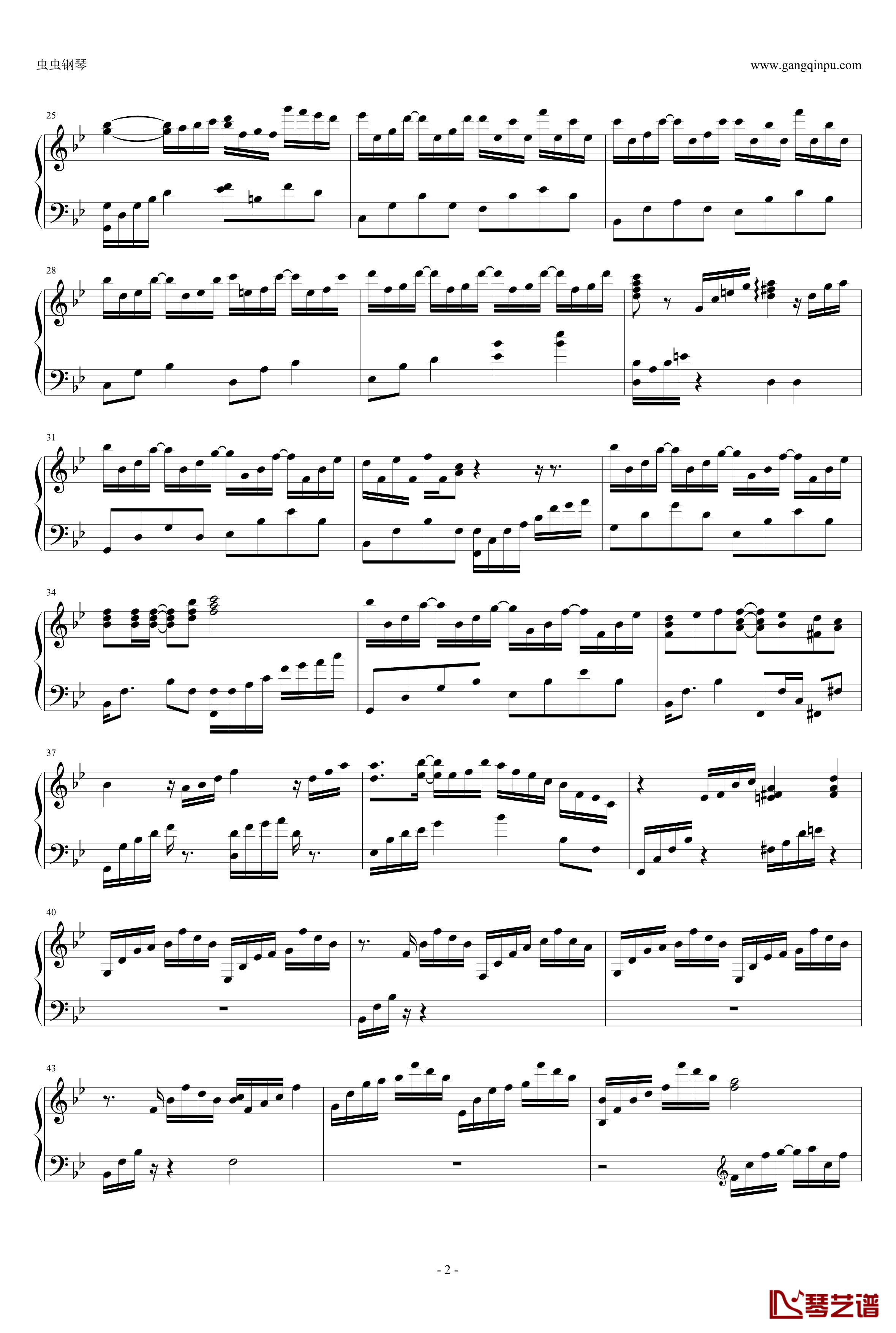 没有出口的迷宫钢琴谱-V.K2