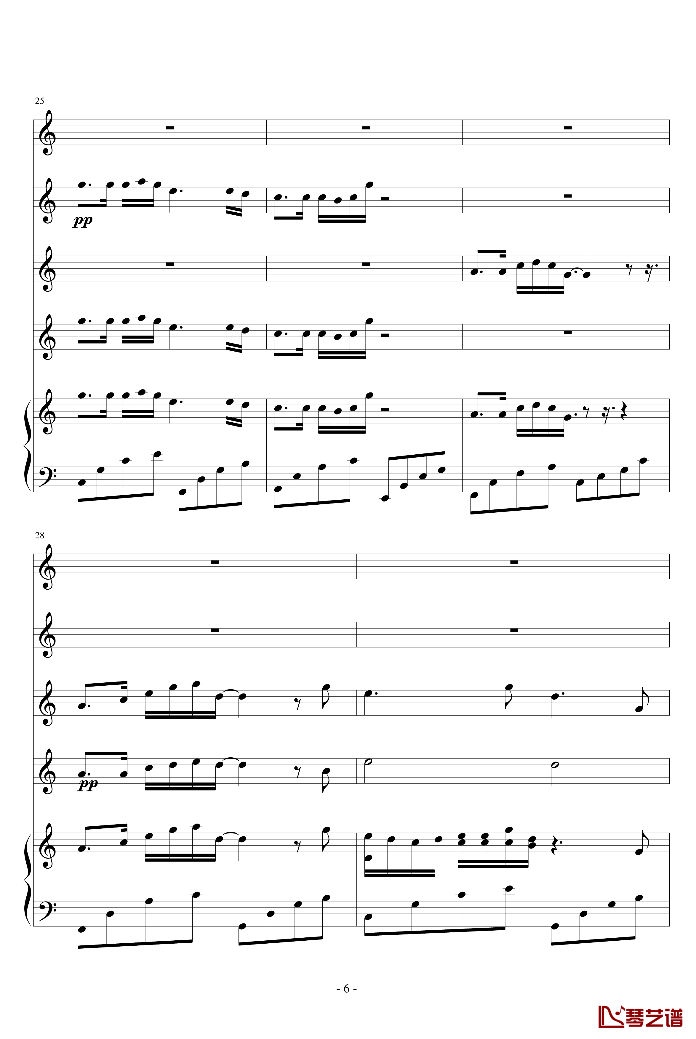Melody that in my mind钢琴谱-viokid6
