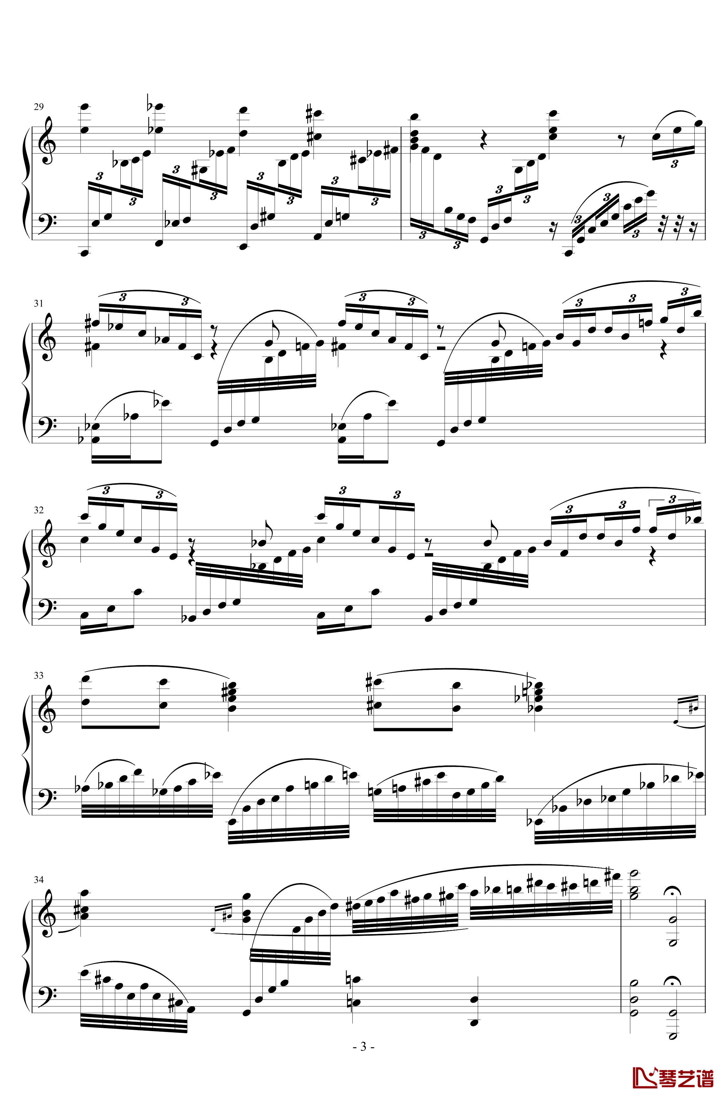 Ballade No.1, Op.92钢琴谱-一个球3