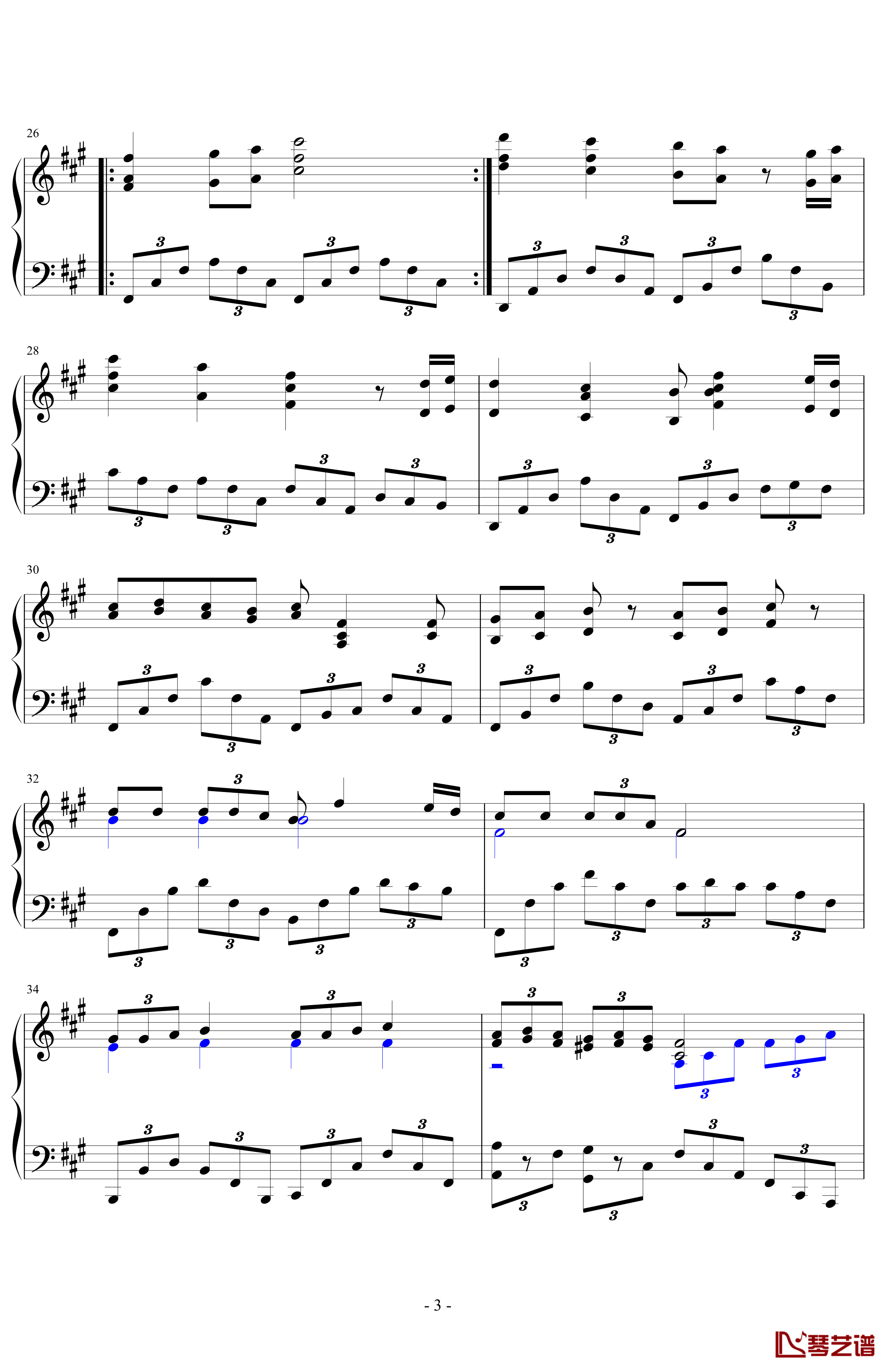 无题钢琴谱-PARROT1863