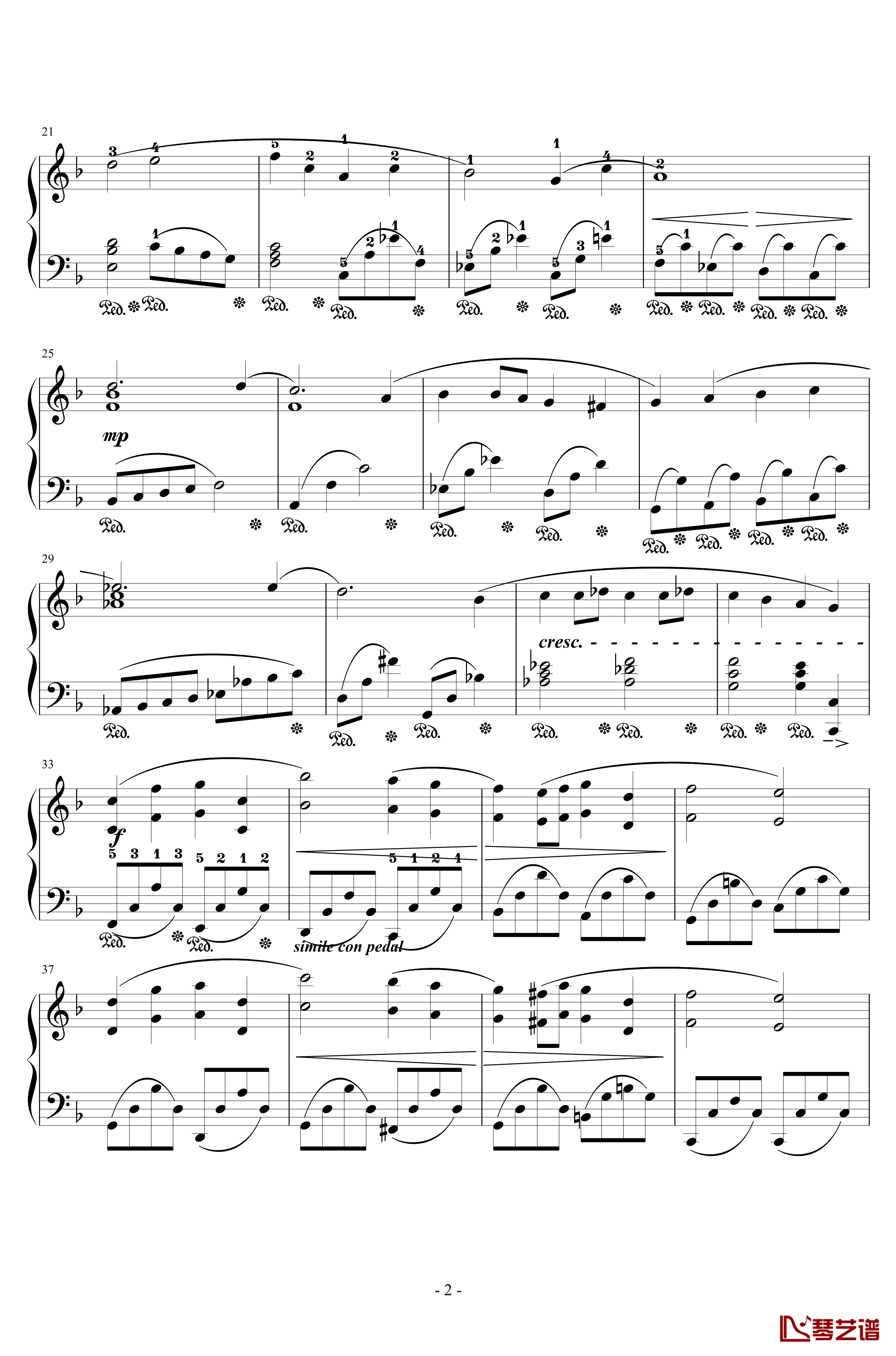 FINAL FANTASY钢琴谱-ENCORE-植松伸夫2