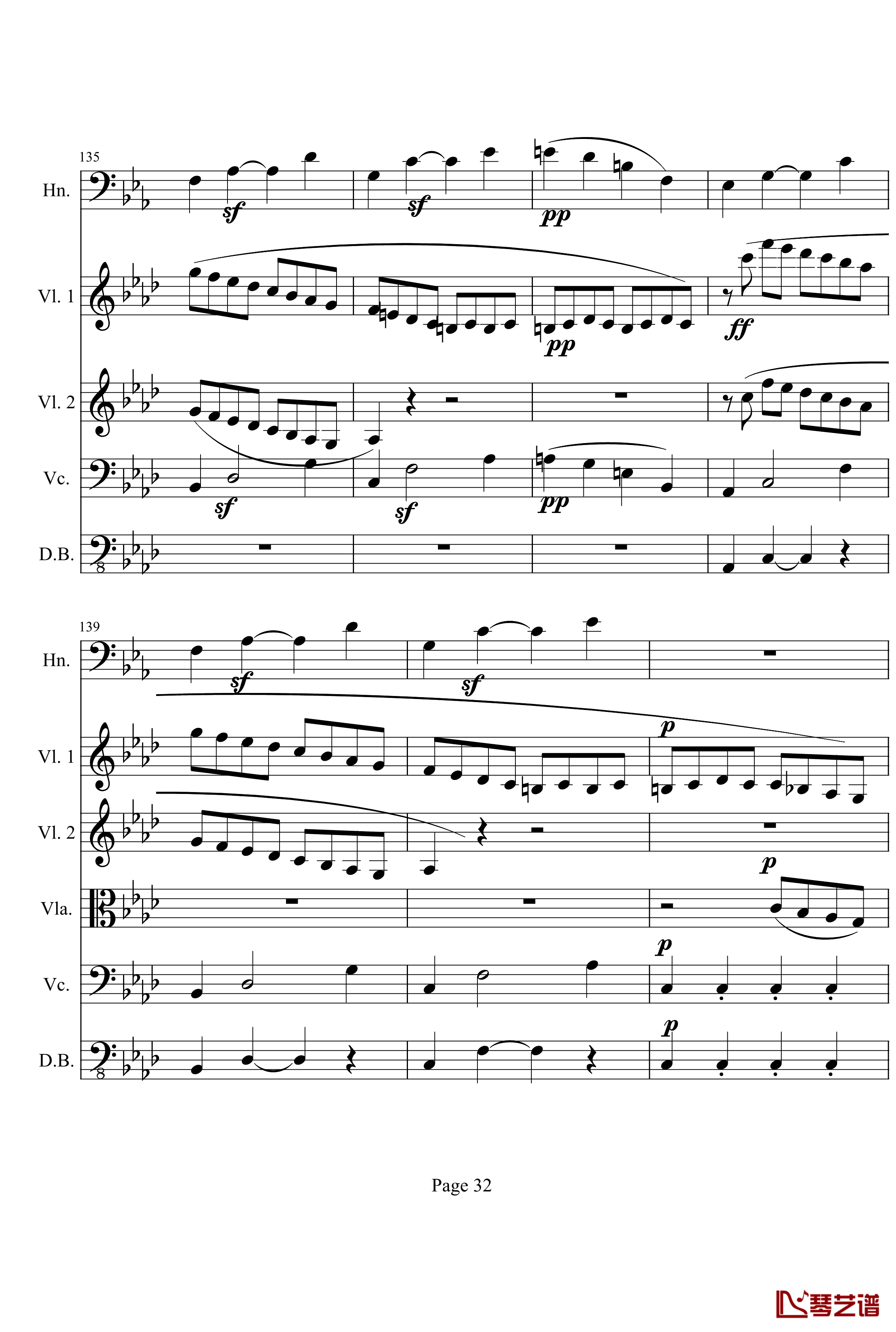奏鸣曲之交响钢琴谱-第1首-Ⅰ-贝多芬-beethoven32