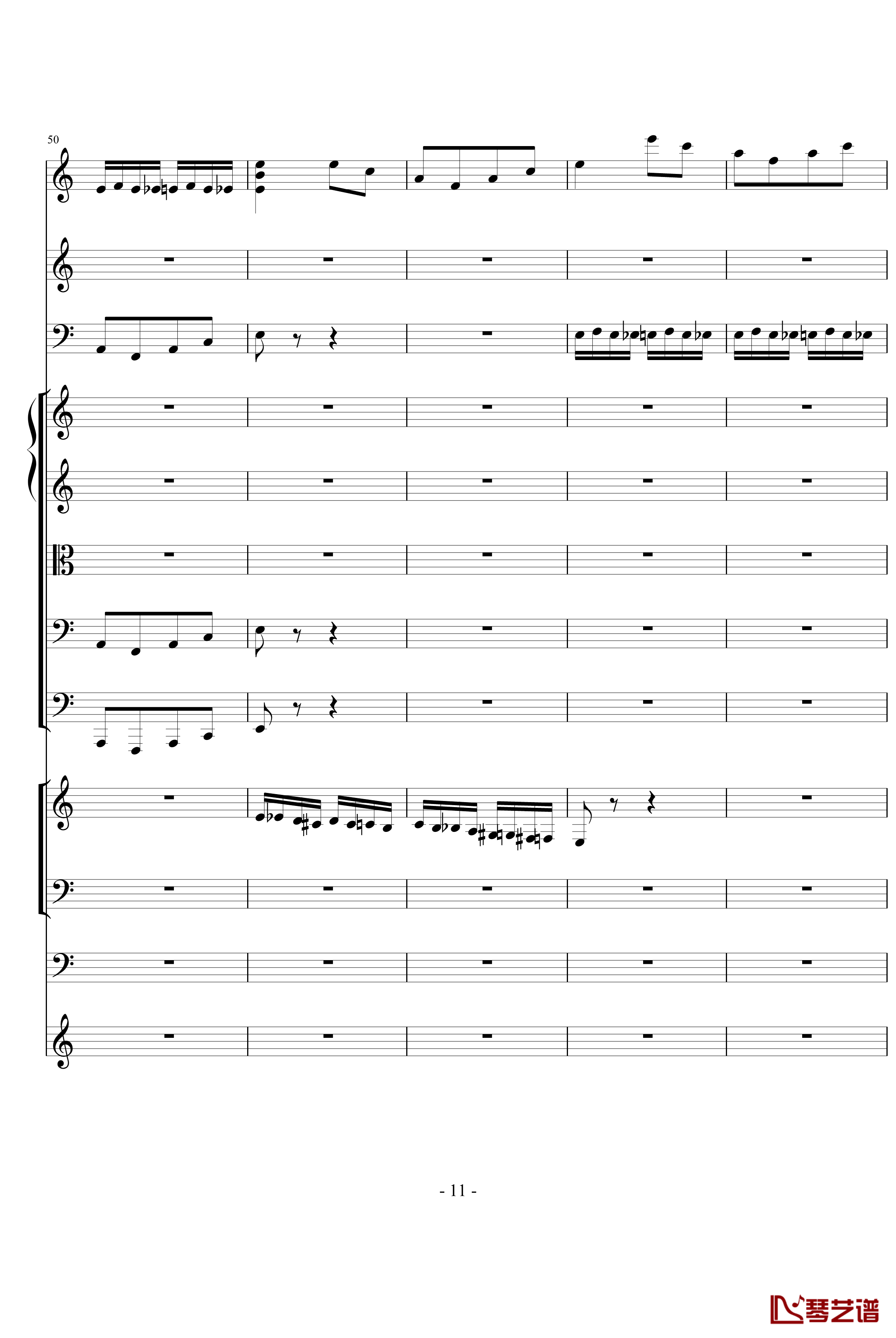 野蜂飞舞钢琴谱-里姆斯基-柯萨科夫11