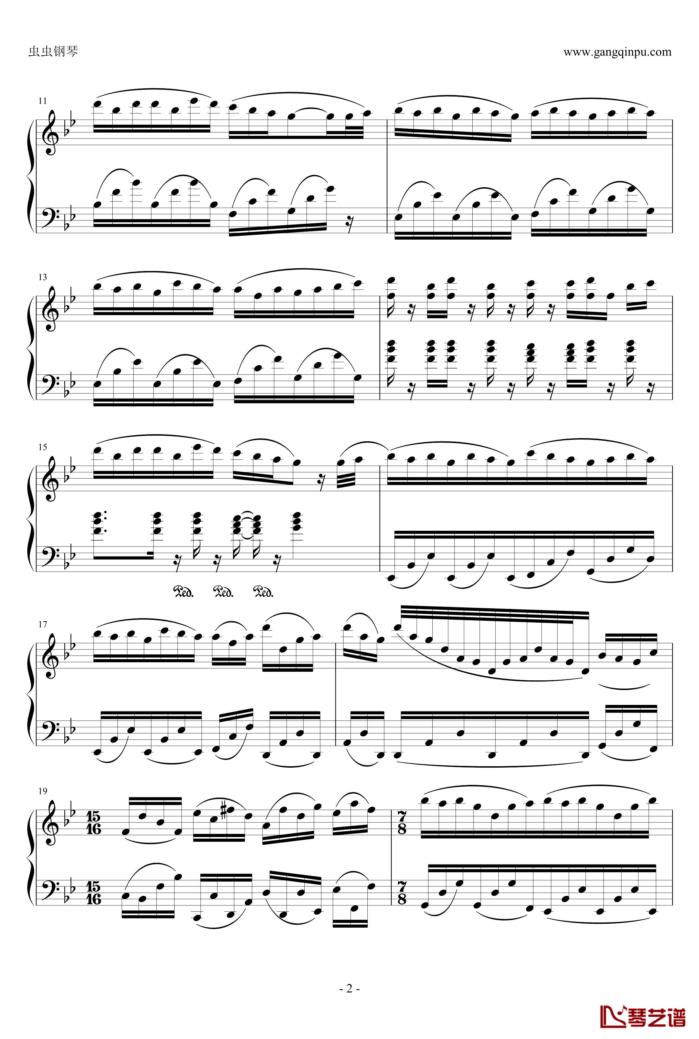 行军季节钢琴谱-雅尼2