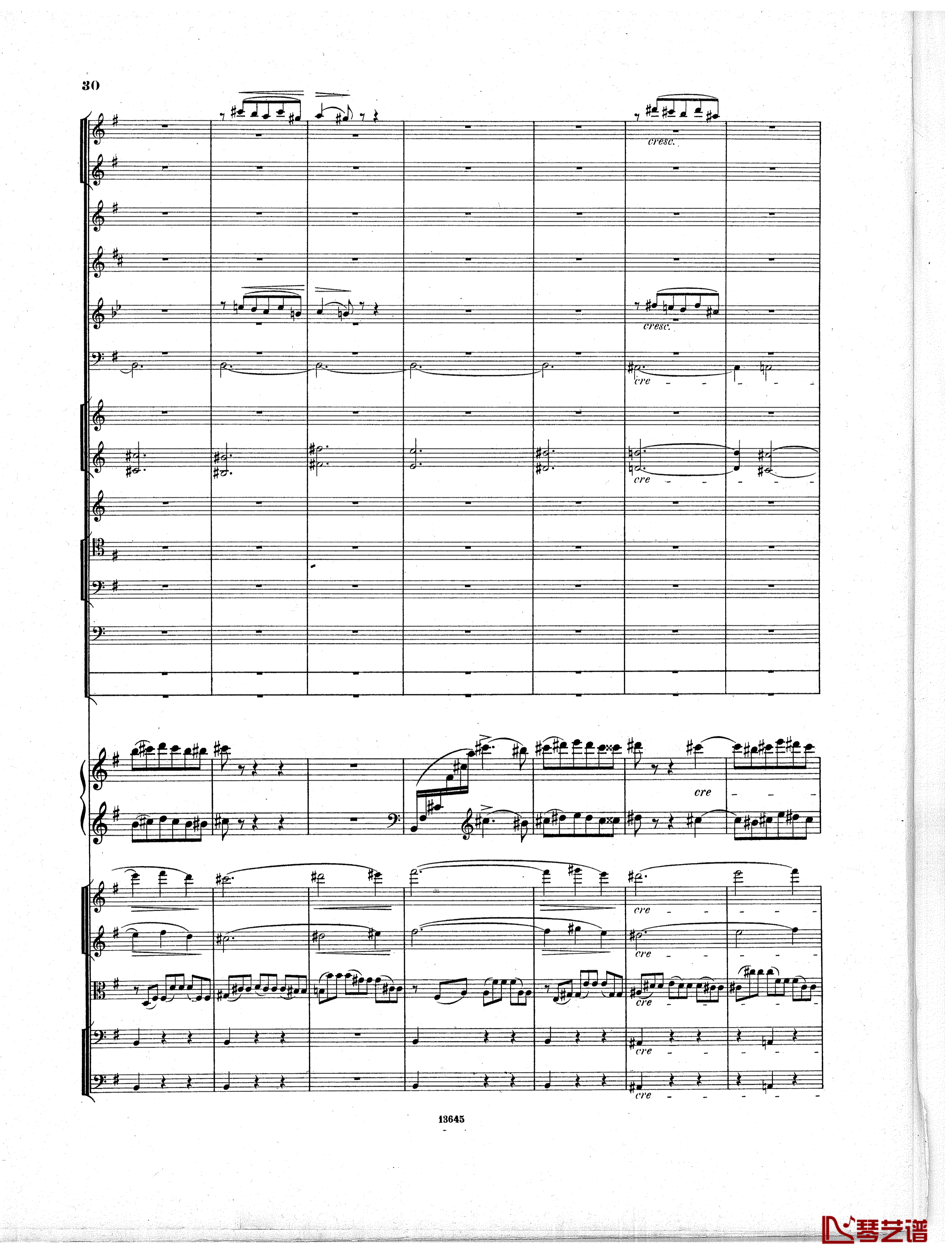 Lyapunov 降E小调第一钢琴协奏曲 Op.4钢琴谱-Lyapunov29