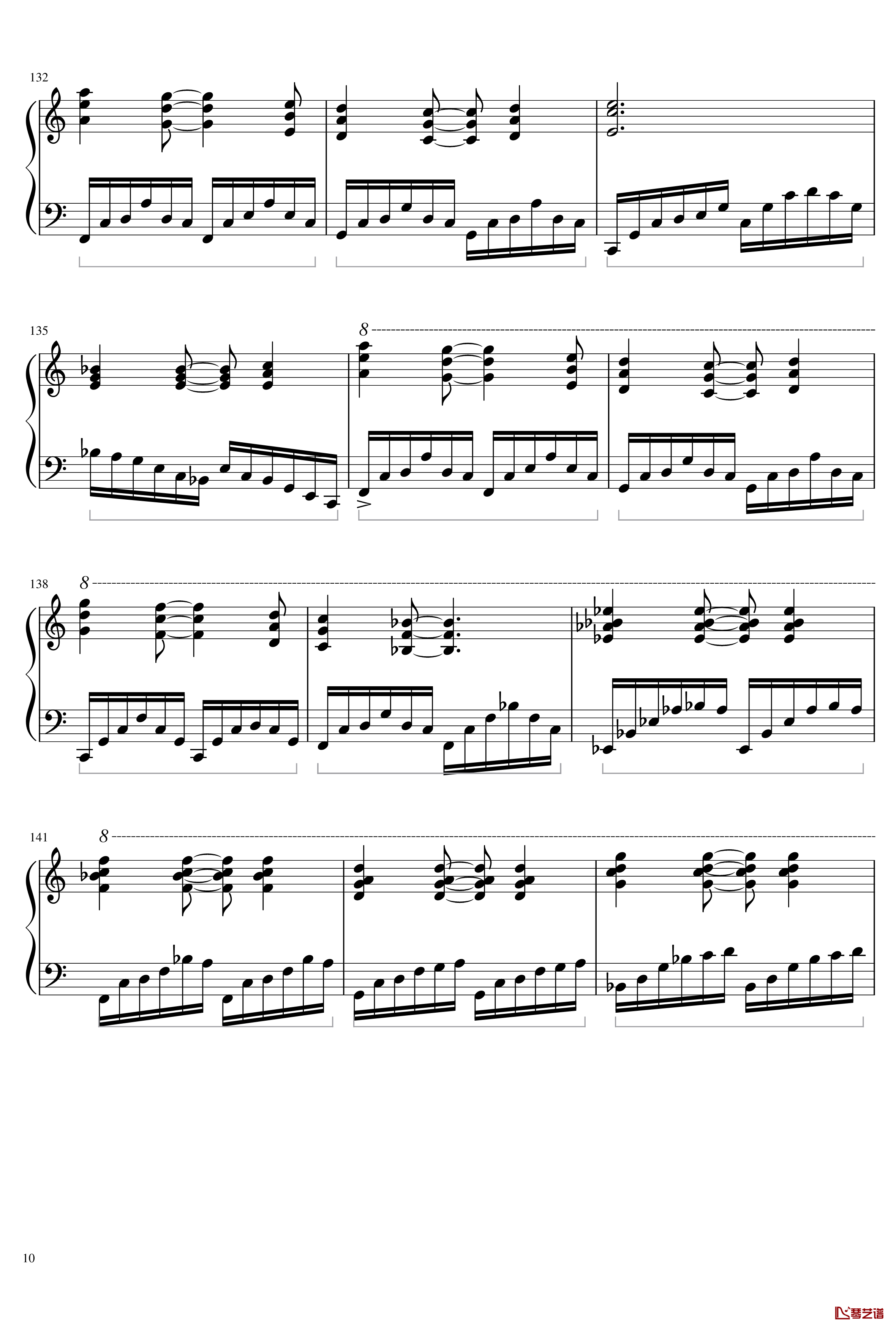 冥5钢琴谱-yewwc10