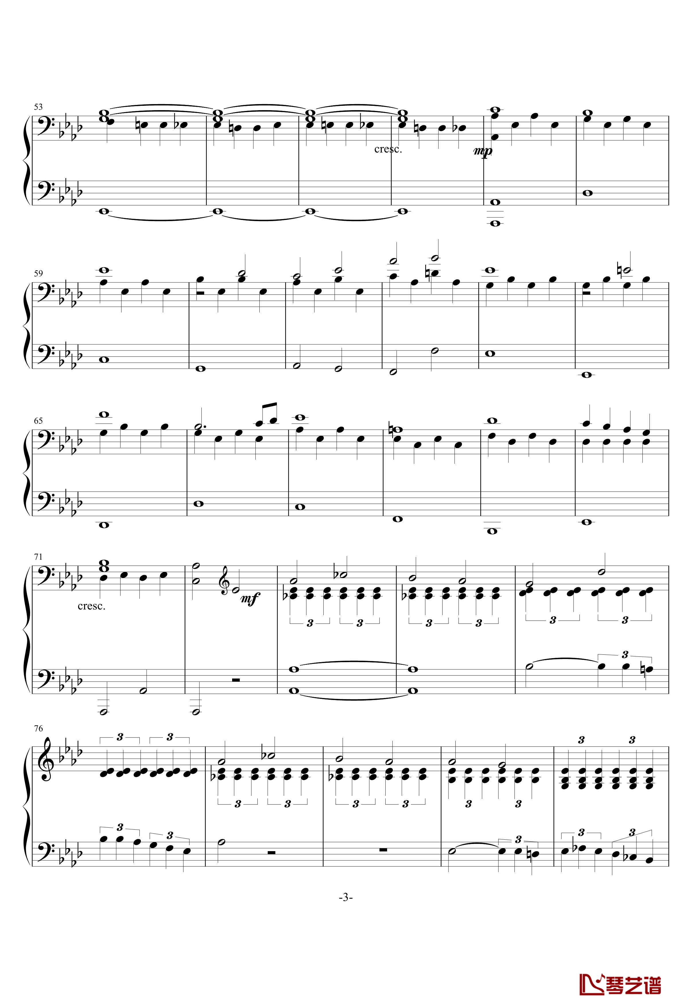 悲怆钢琴谱-贝多芬-beethoven3