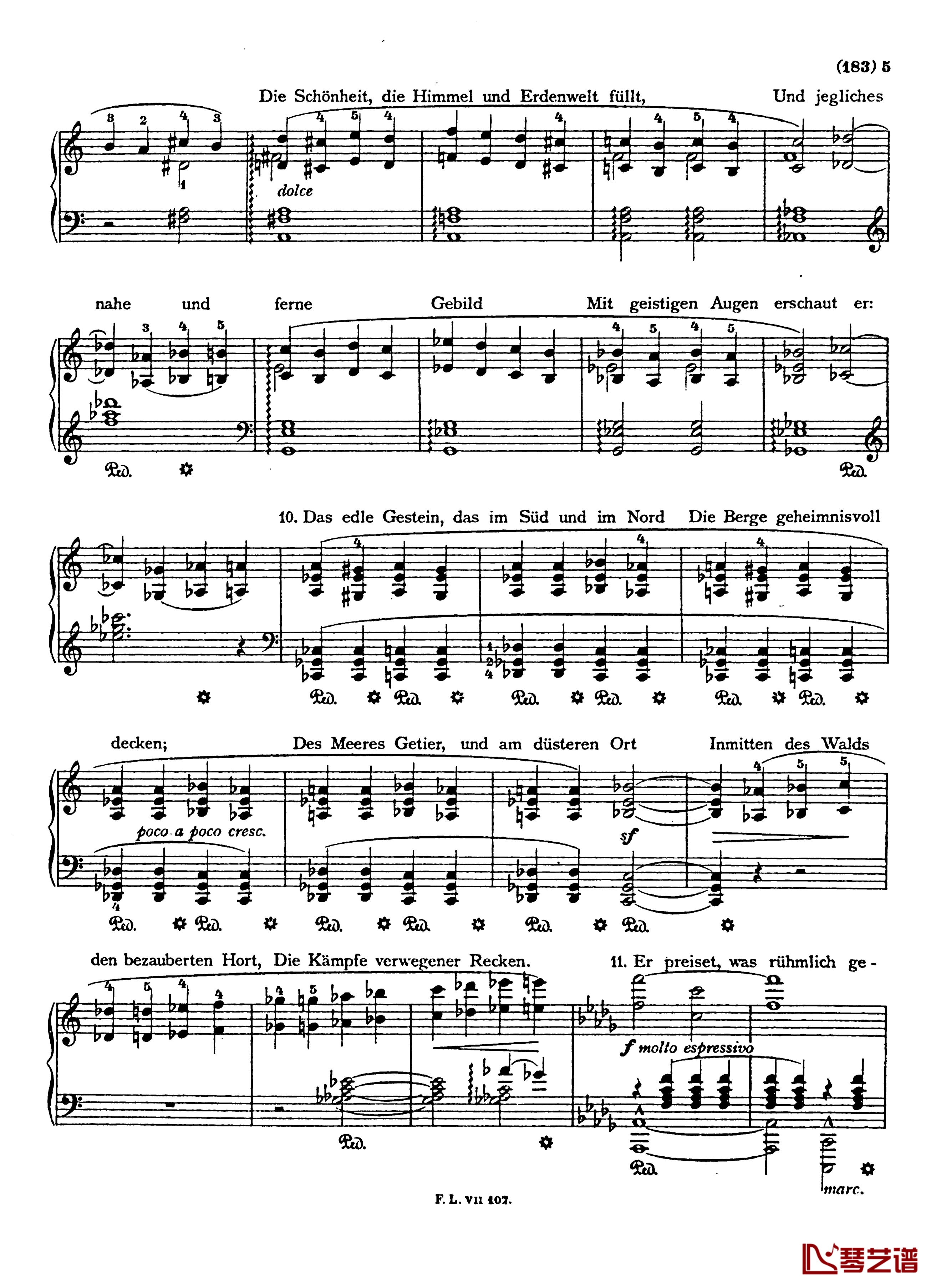  盲人歌手S.350钢琴谱-配乐诗朗诵-李斯特5