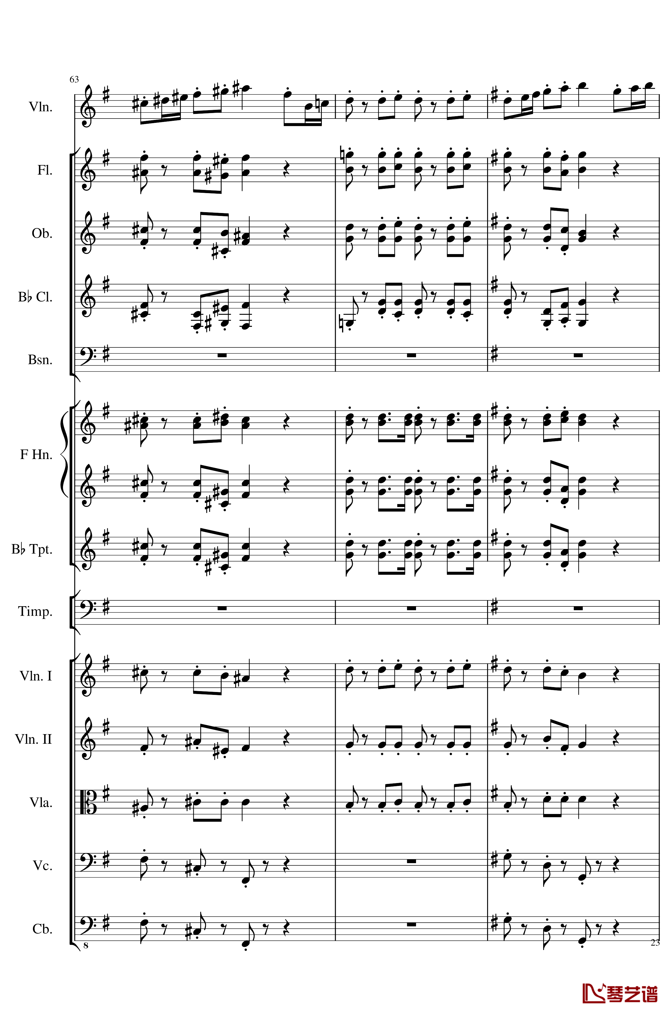 Rondo in G, Op.137钢琴谱-一个球23