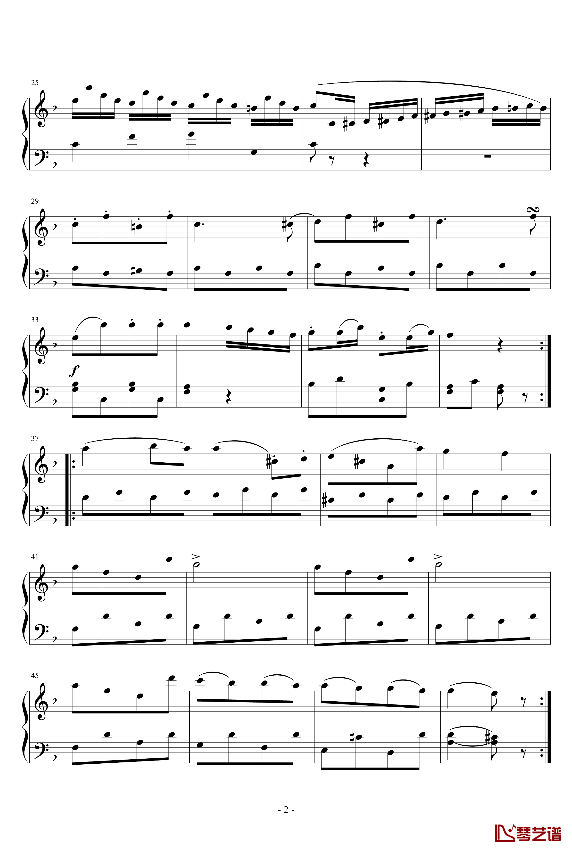 回旋曲钢琴谱-贝多芬-beethoven2