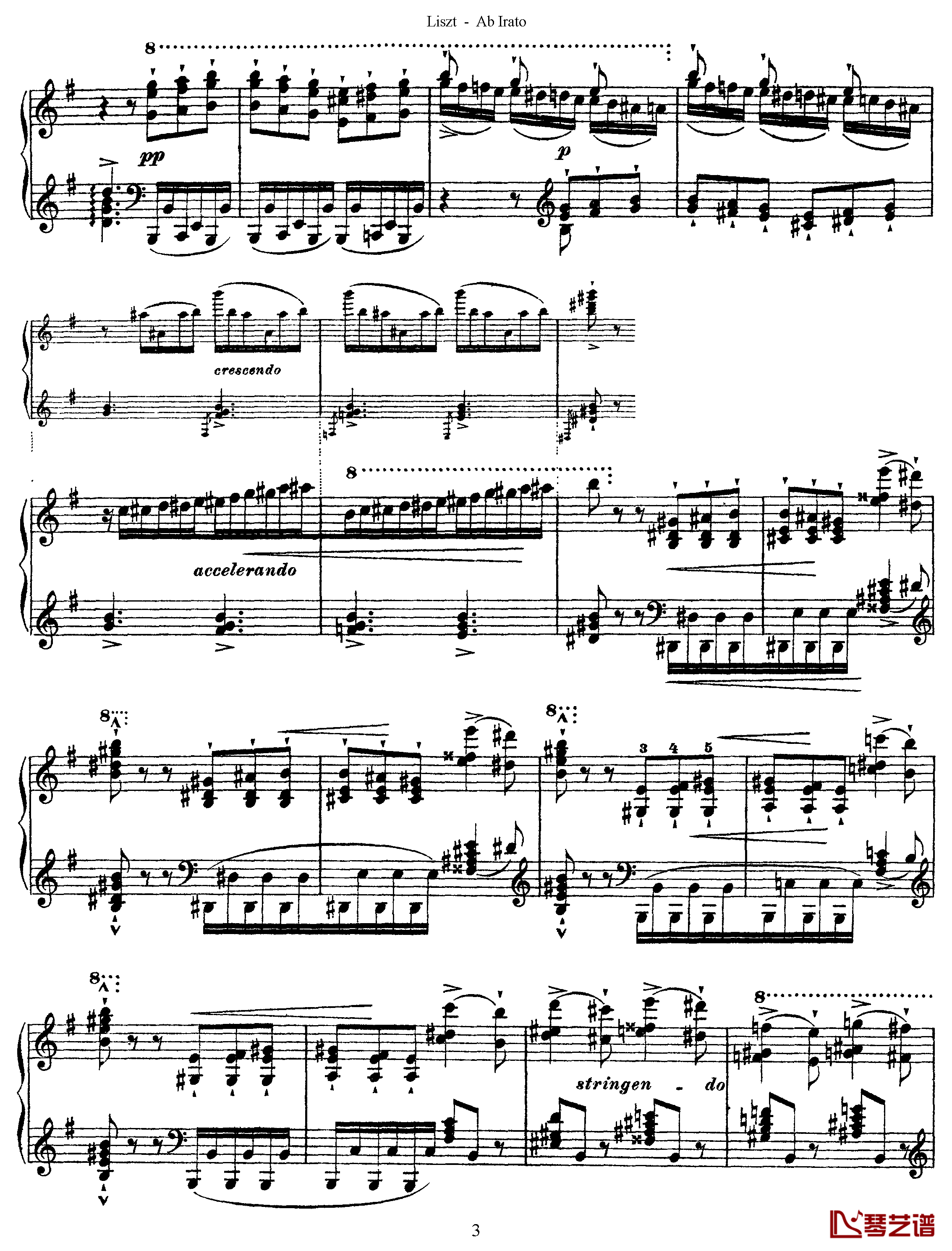 愤怒练习曲  S.143钢琴谱-李斯特3