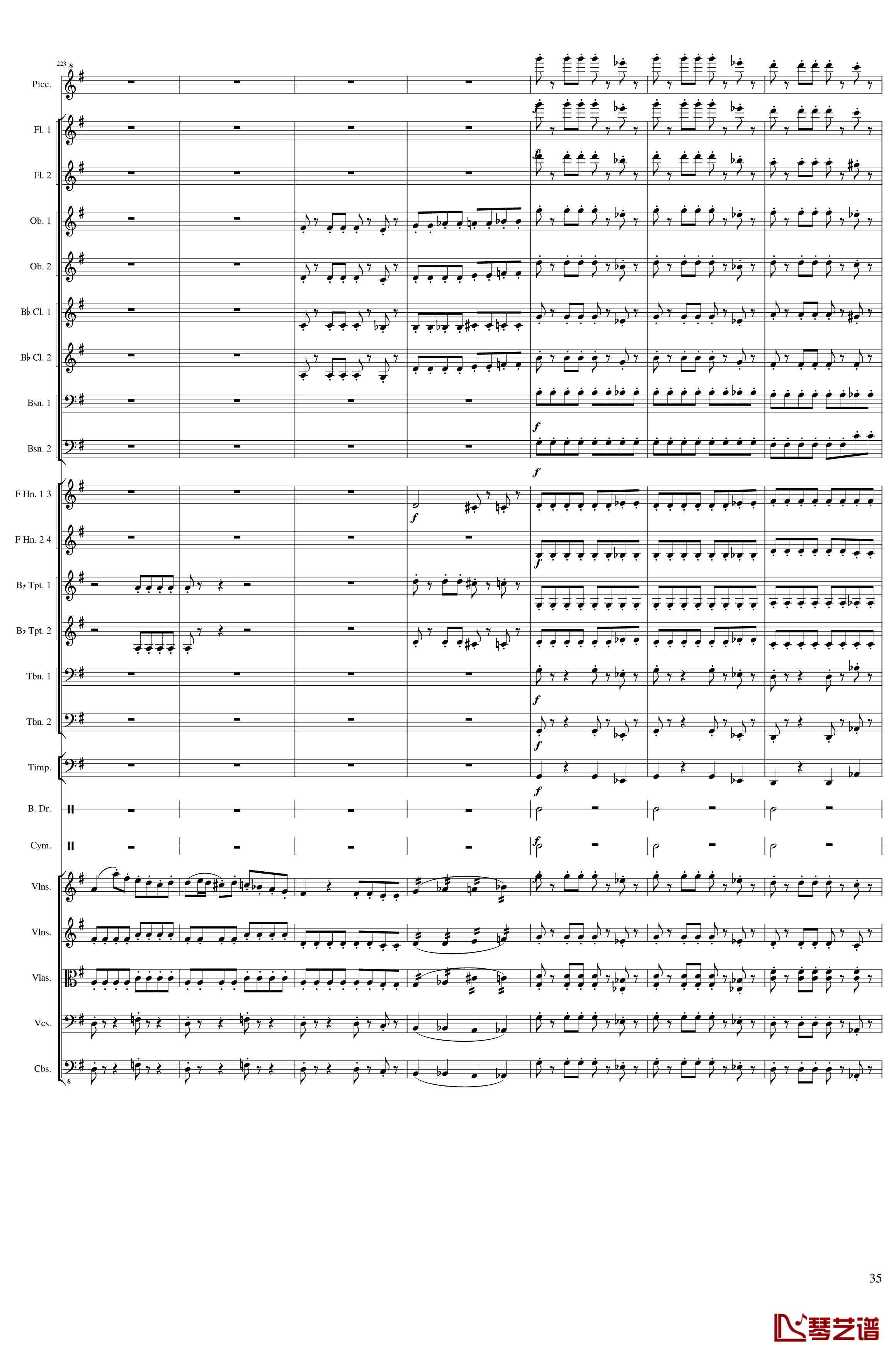 Carnival钢琴谱-Op.posth-一个球35