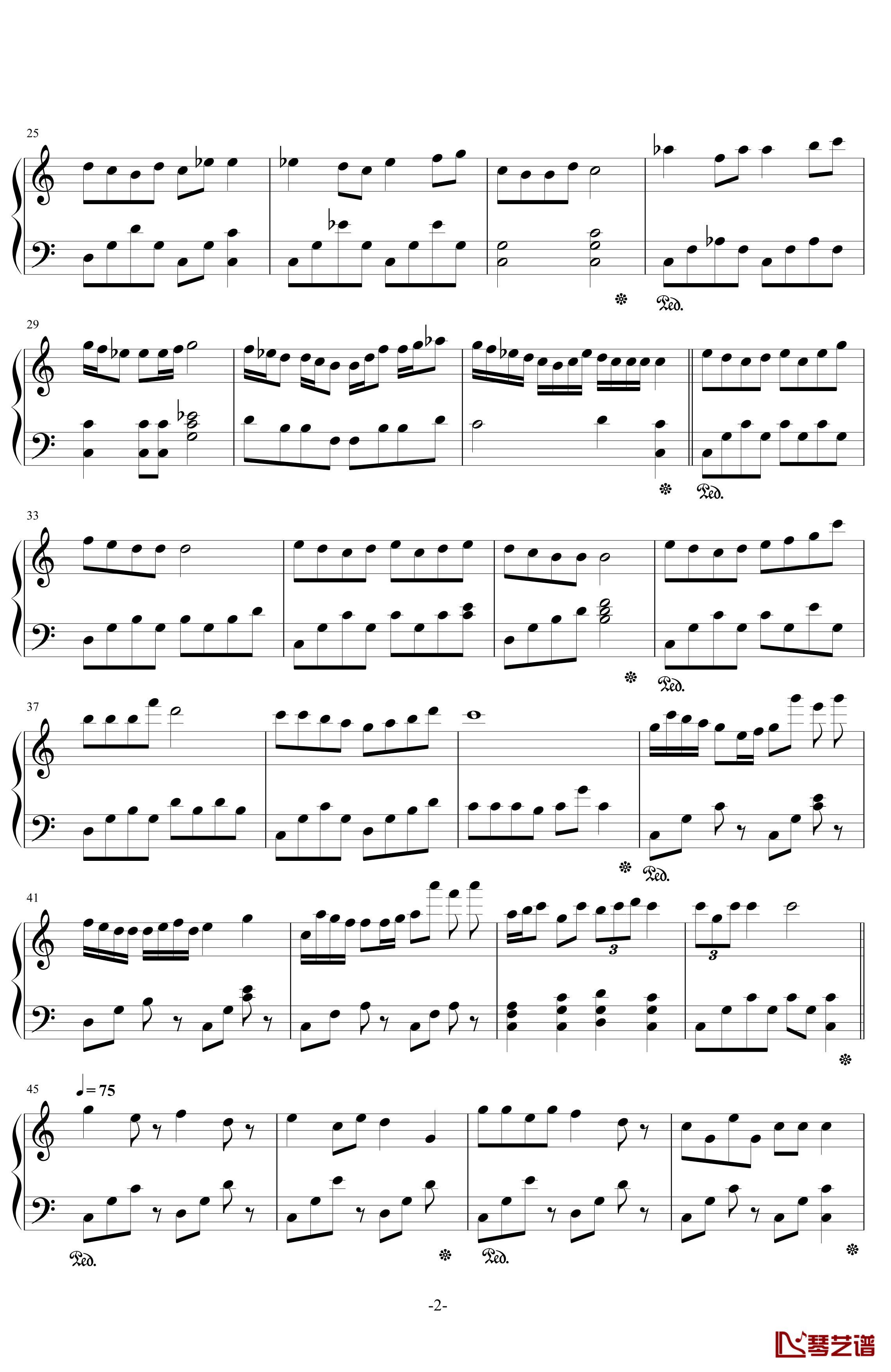 变幻奏鸣曲钢琴谱-dalixin7532