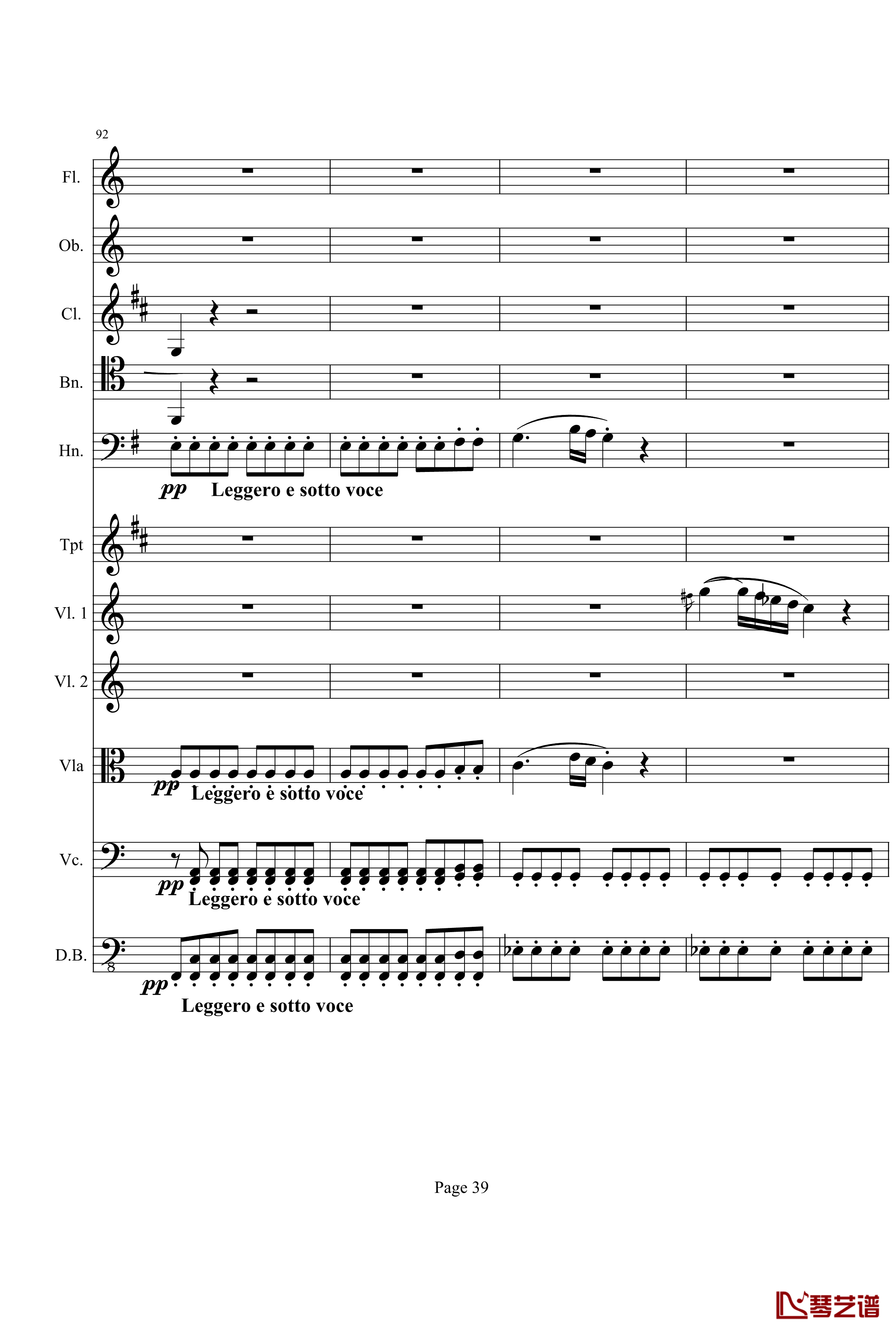奏鸣曲之交响钢琴谱-第21-Ⅰ-贝多芬-beethoven39