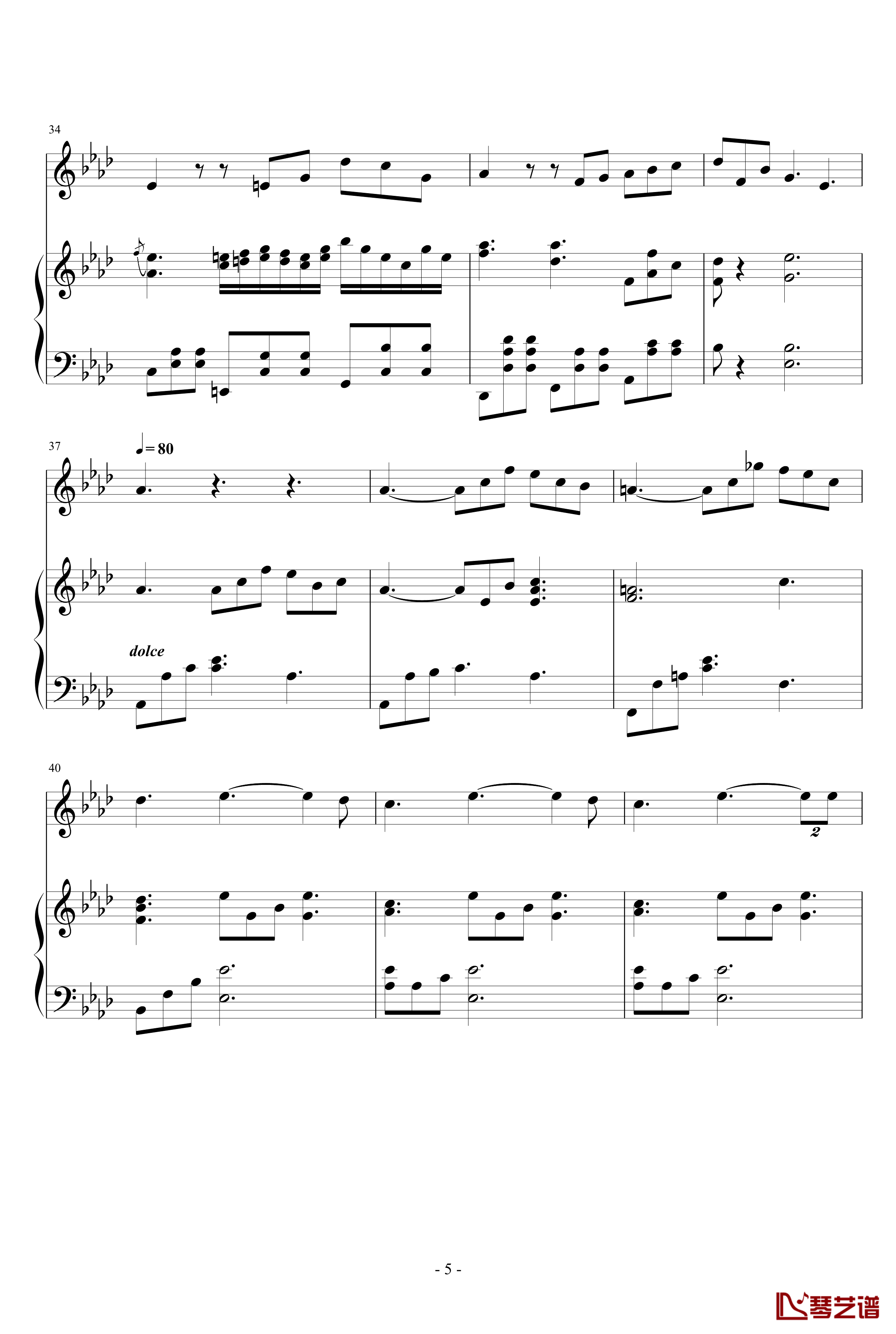 Art Song for winter钢琴谱-nzh19345