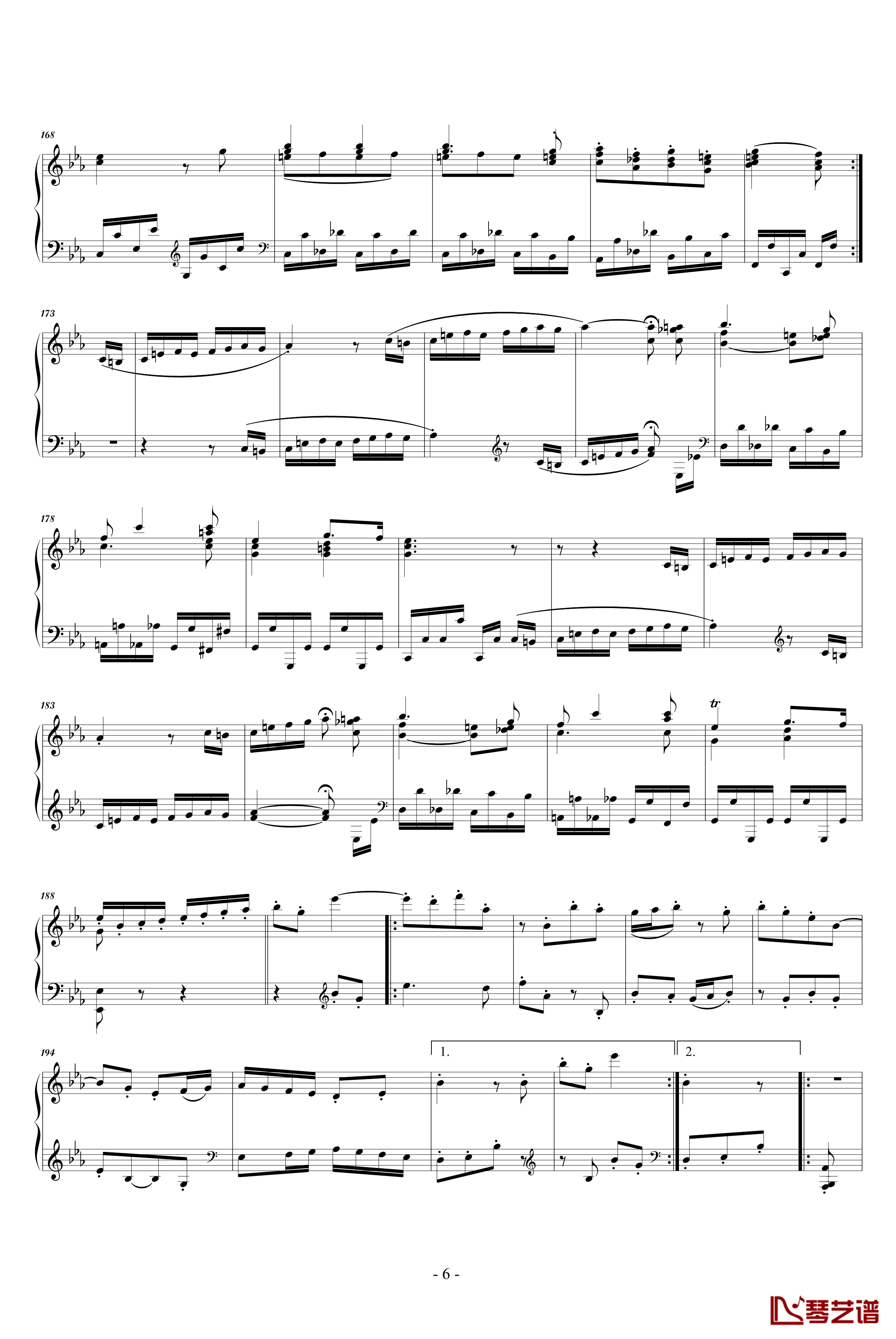 英雄钢琴谱-贝多芬-beethoven6