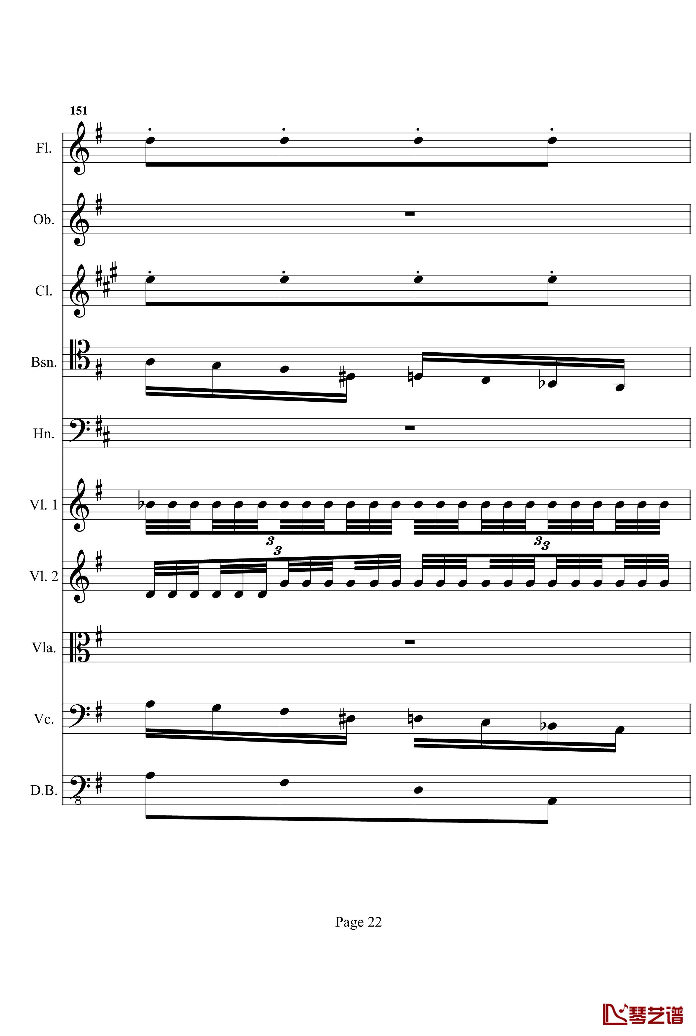 奏鸣曲之交响钢琴谱- 第十首-Ⅰ-贝多芬-beethoven22