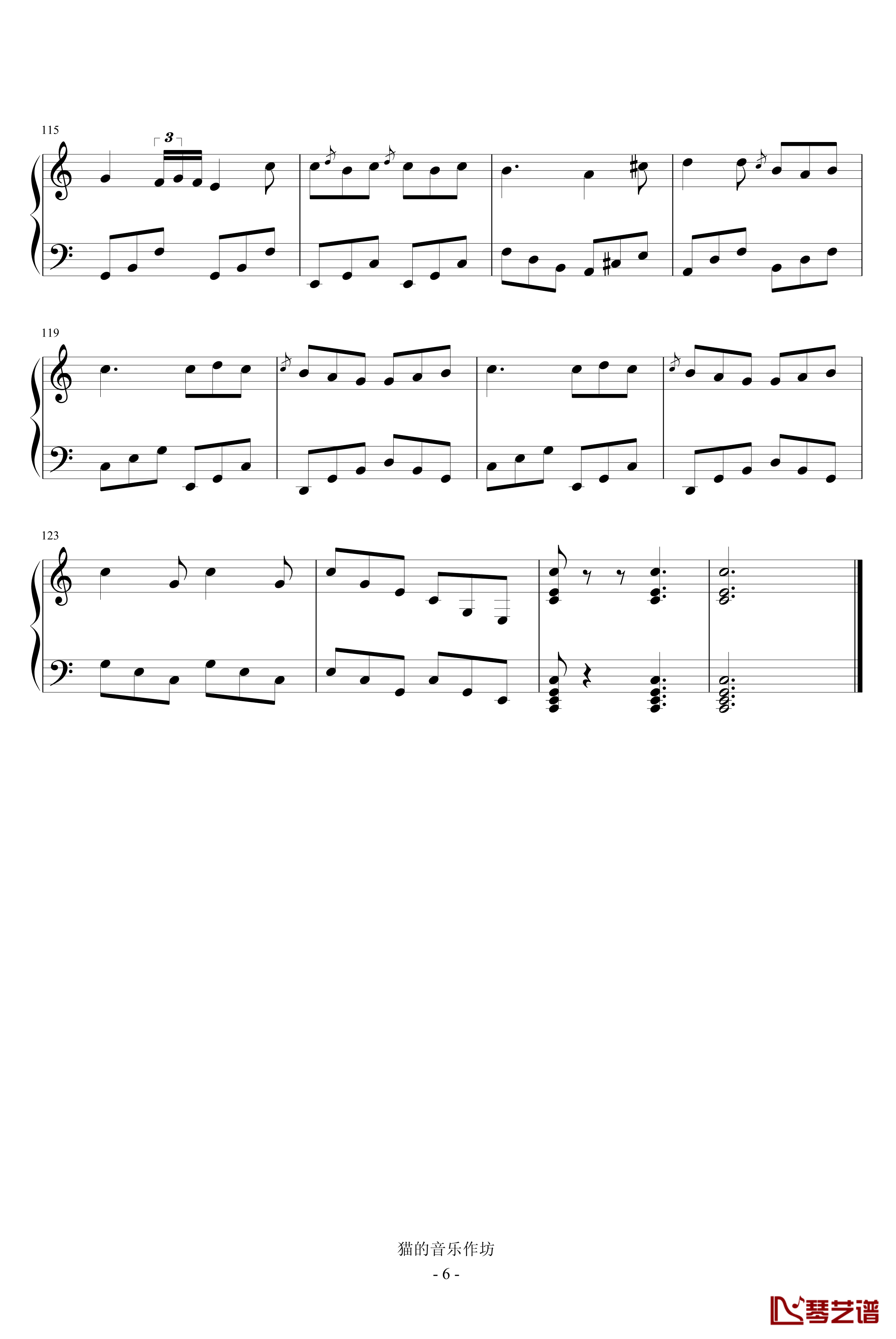 C大调奏鸣曲钢琴谱-三-布列瓦尔6